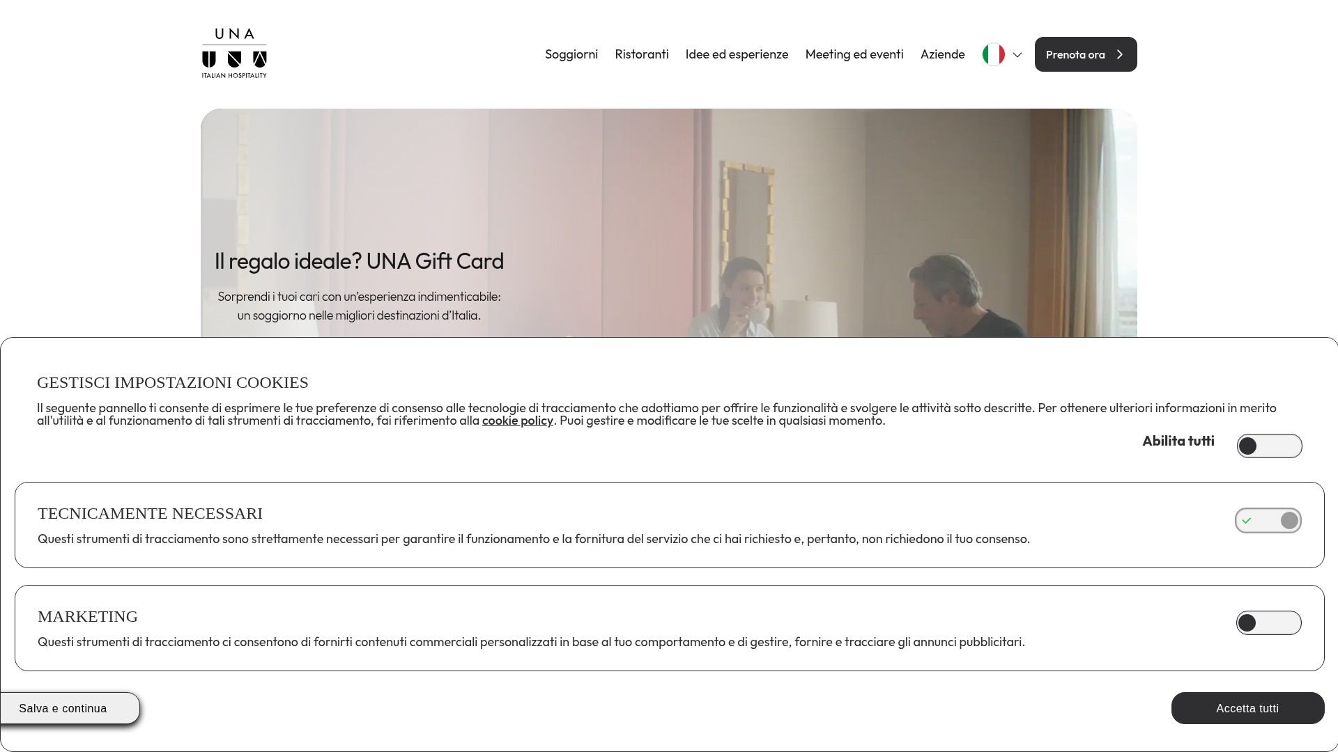 Screenshot of gruppouna.it