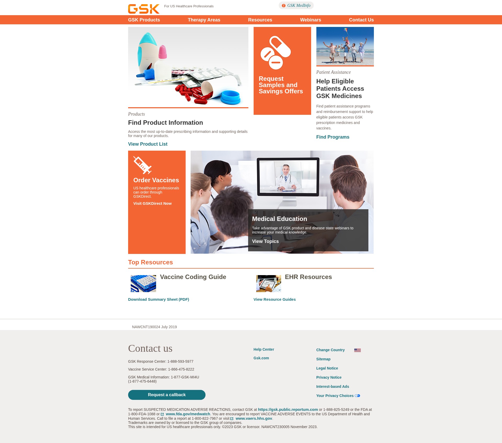 Screenshot of gskpro.com