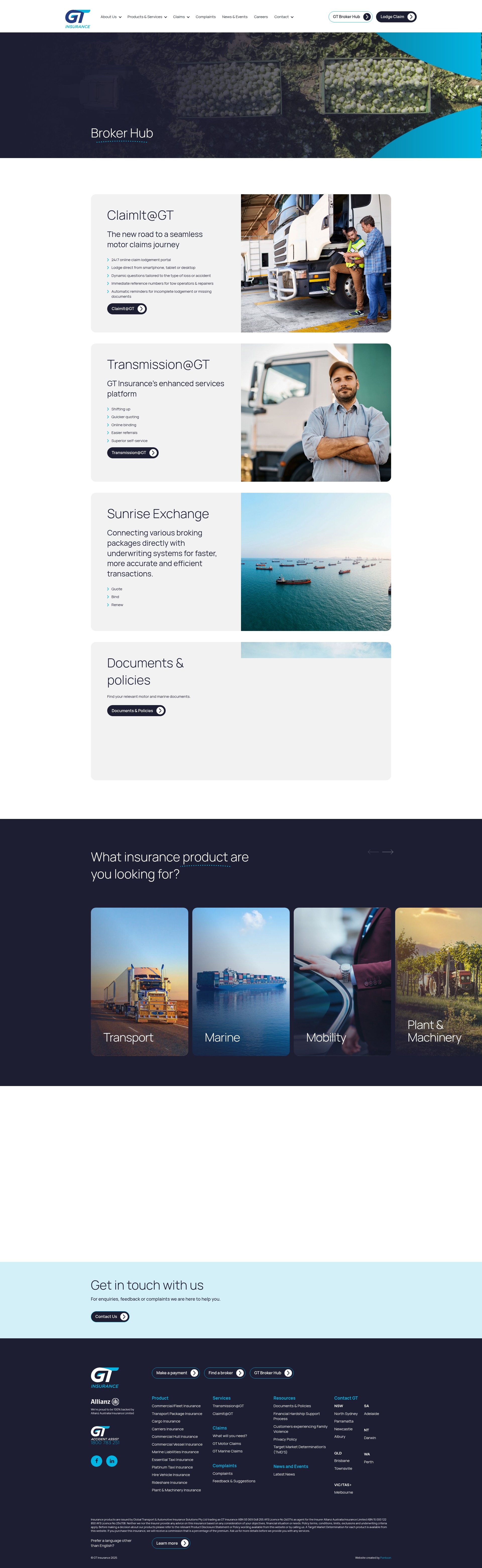 Screenshot of gtins.com.au