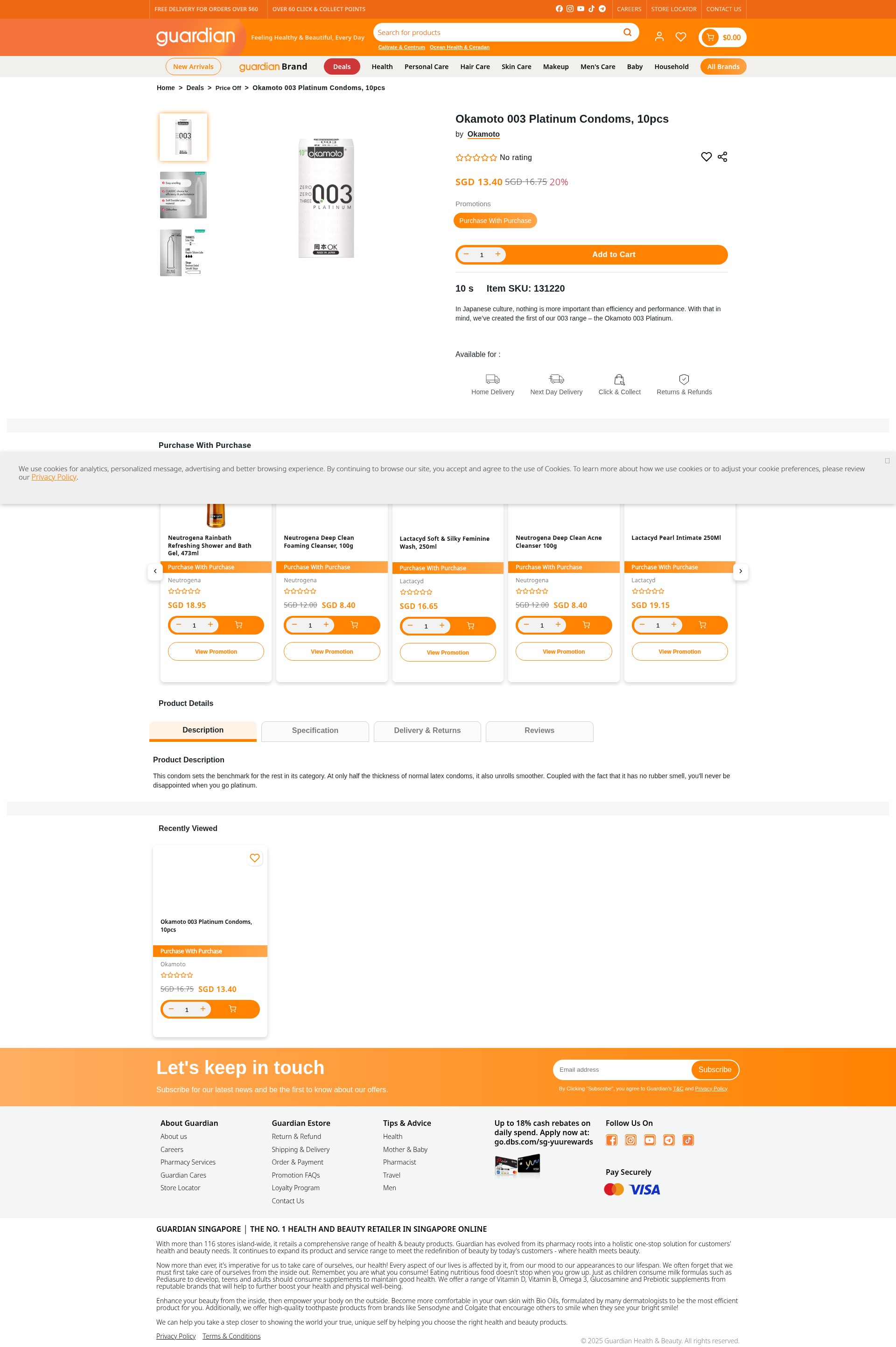 Screenshot of guardian.com.sg