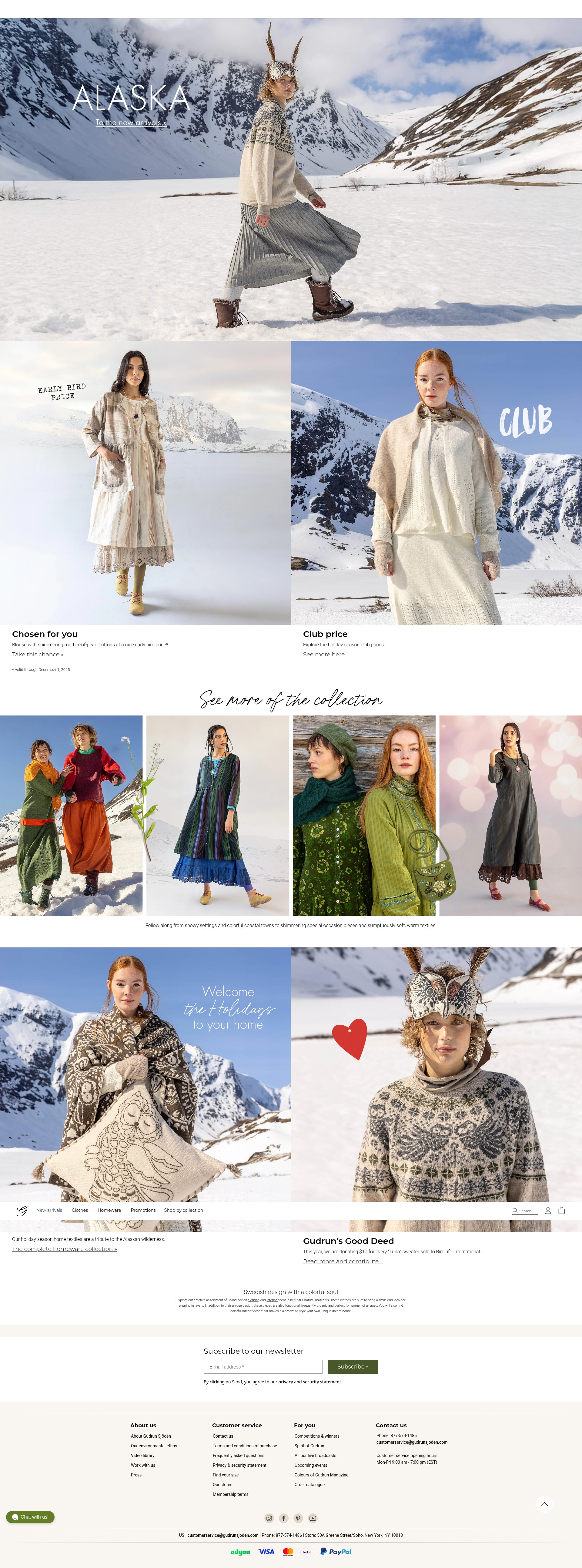 Screenshot of gudrunsjoden.com