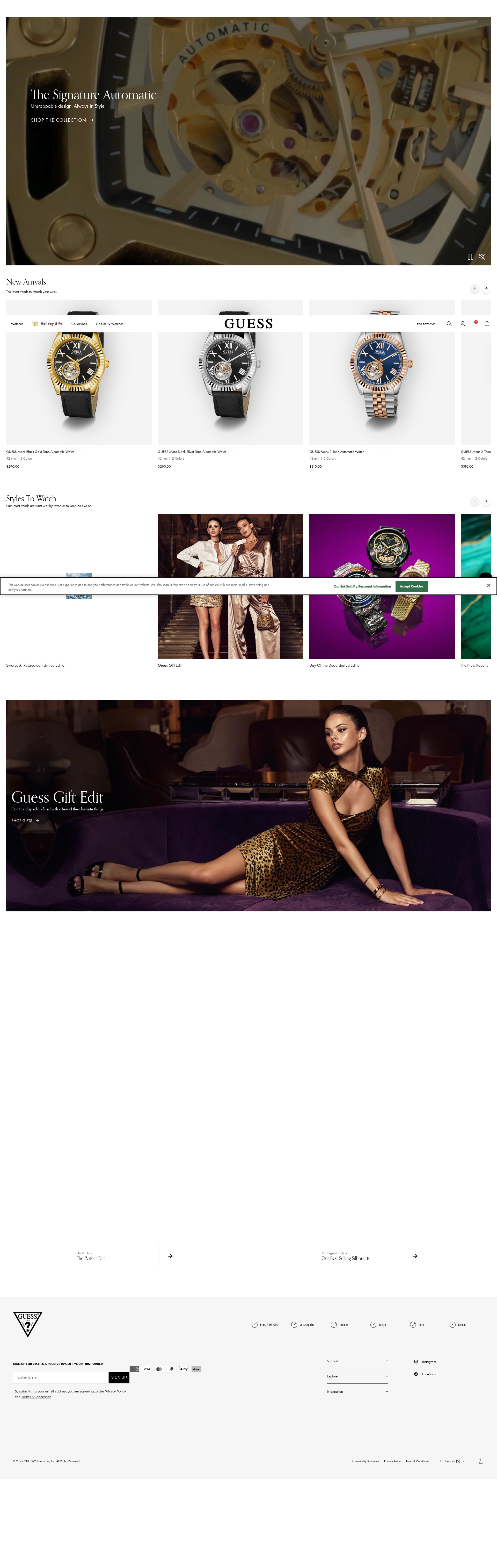 Screenshot of guesswatches.com