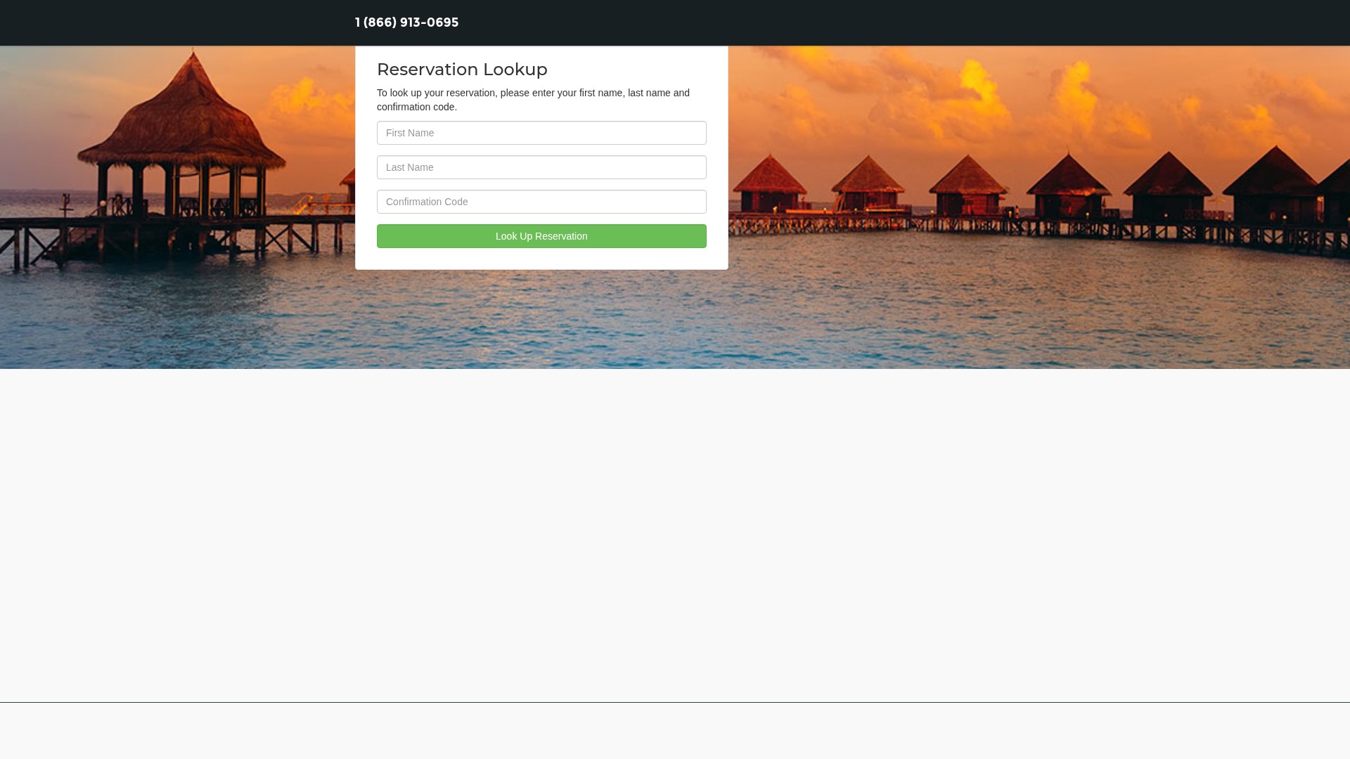 Screenshot of guestreservations.com
