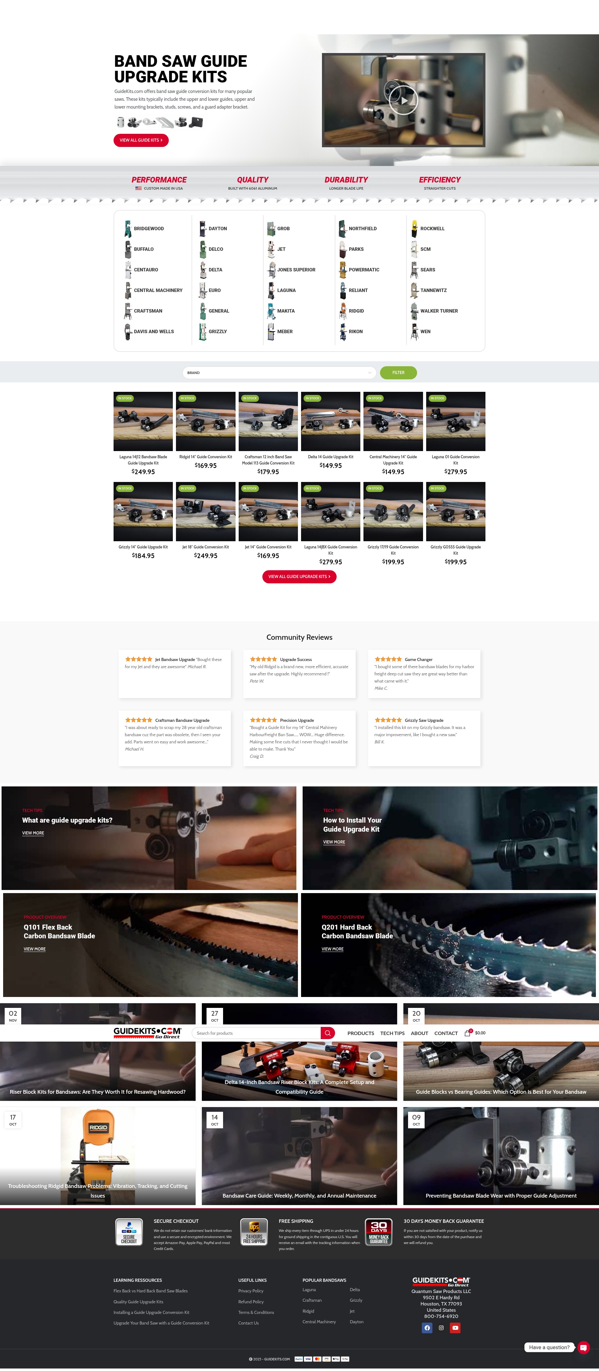 Screenshot of guidekits.com