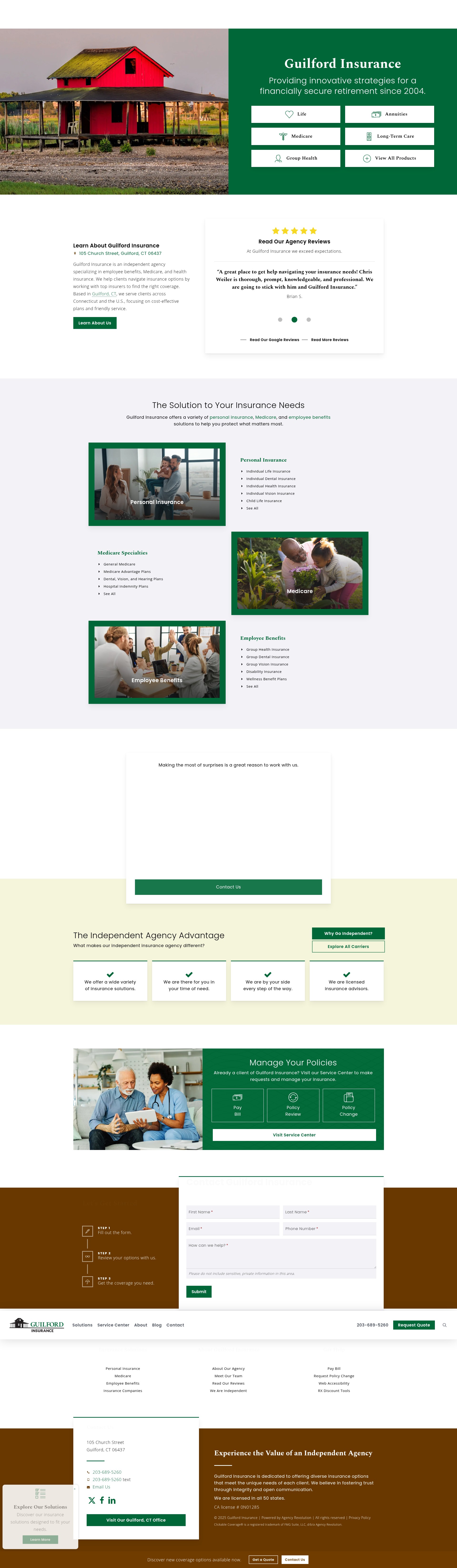 Screenshot of guilfordins.com