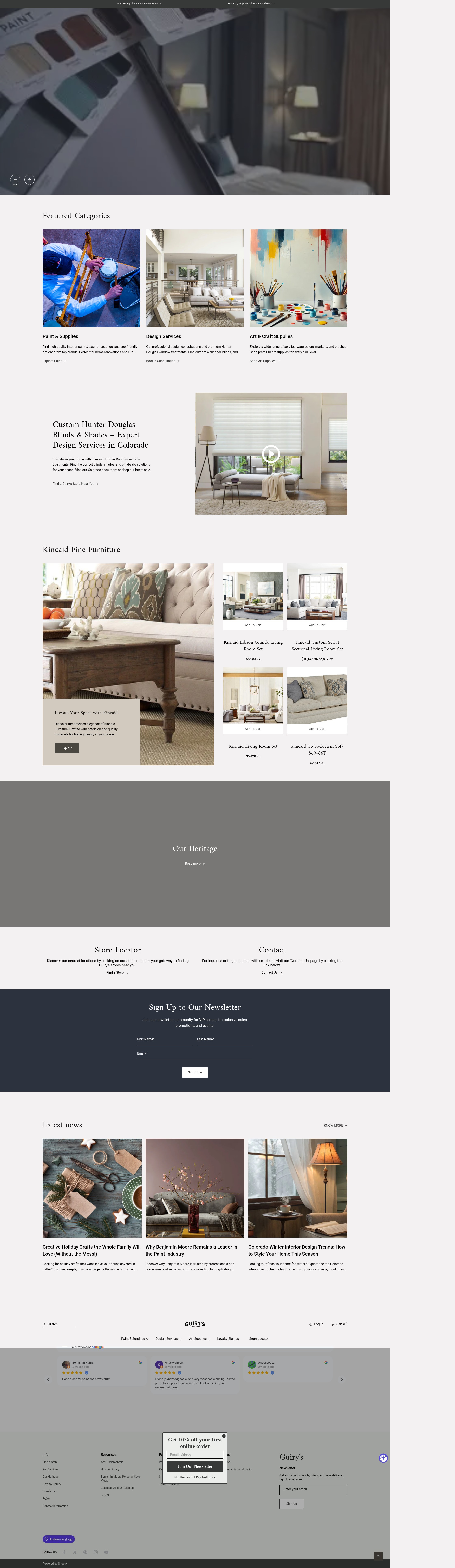 Screenshot of guirys.com
