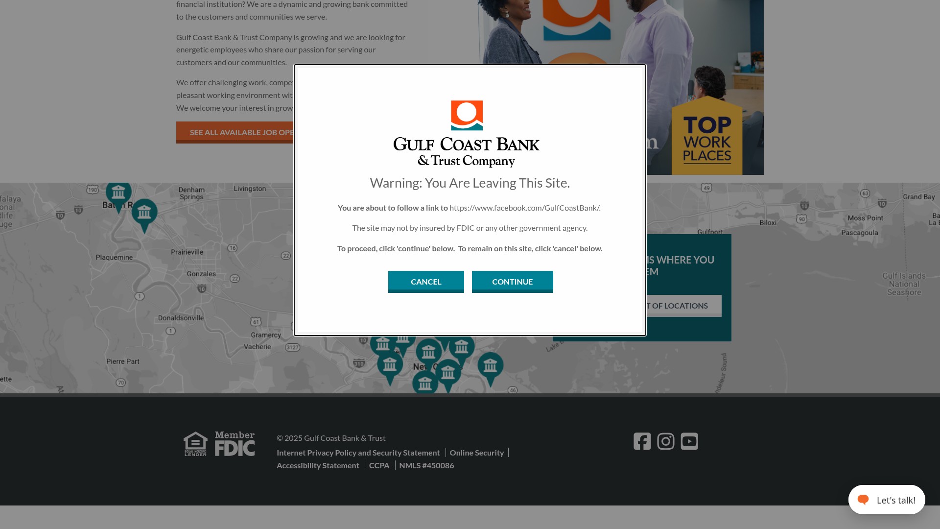 Screenshot of gulfbank.com