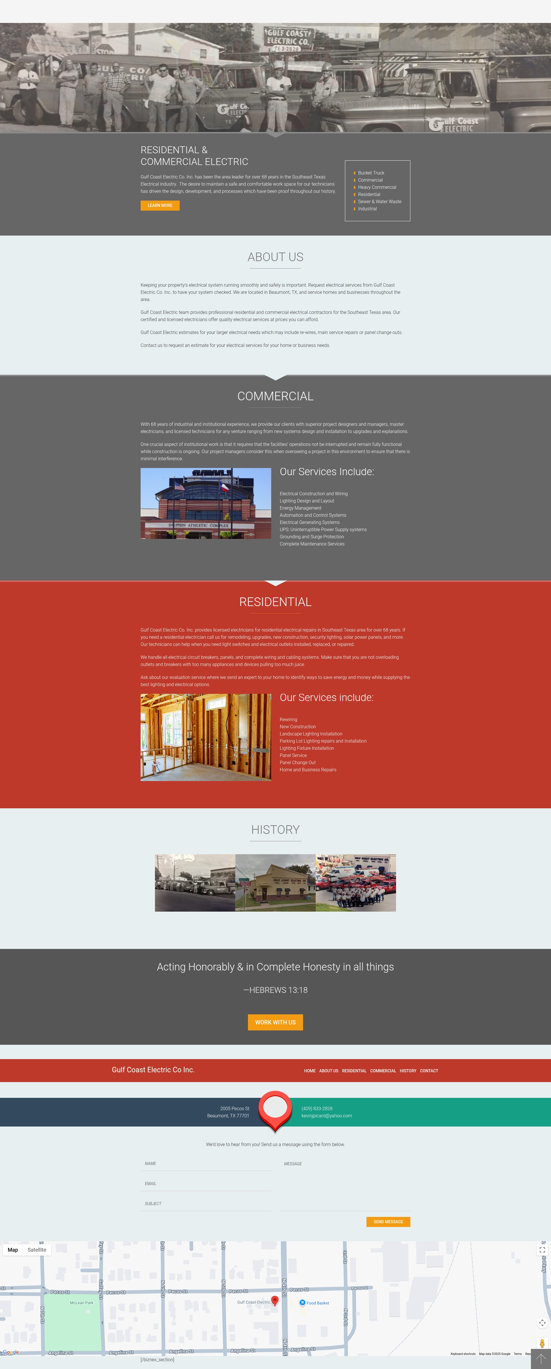 Screenshot of gulfcoastelectric.com