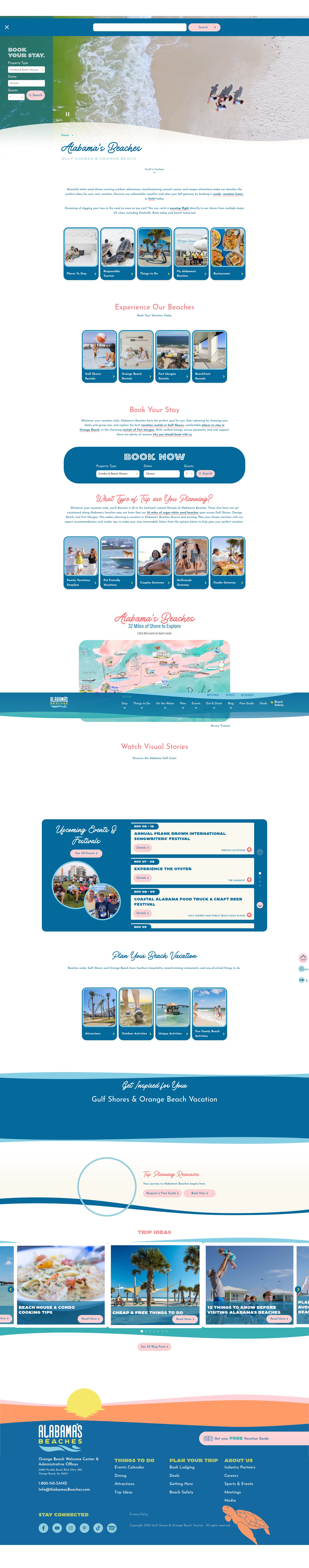Screenshot of gulfshores.com