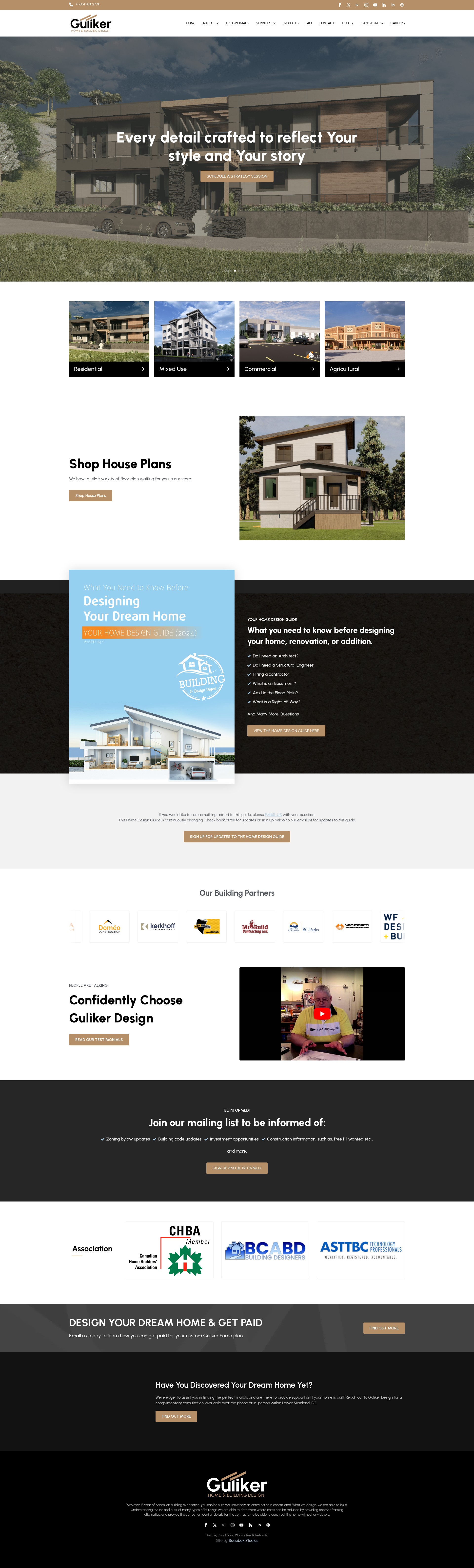 Screenshot of guliker.ca