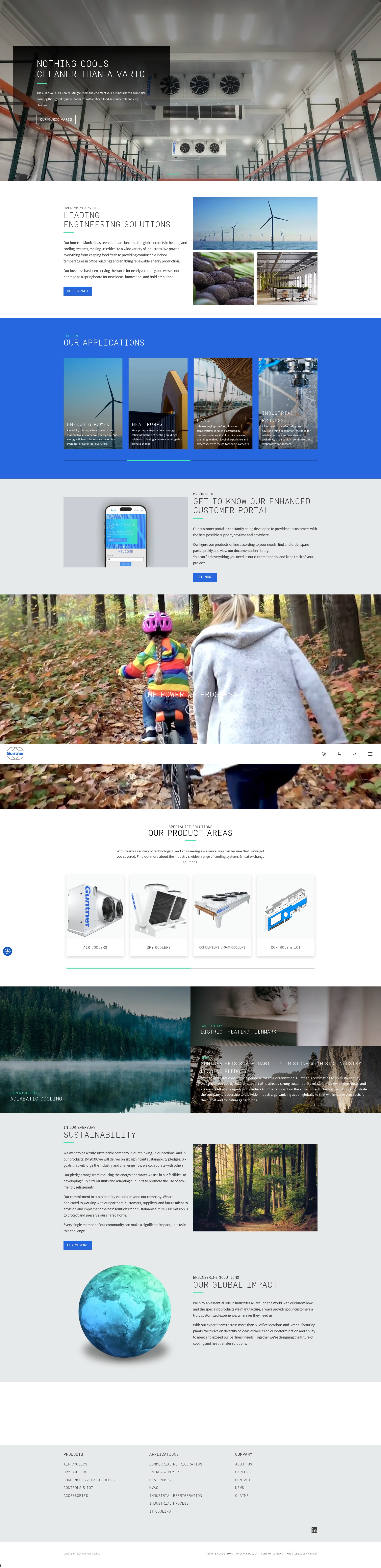 Screenshot of guntner-solutions.us