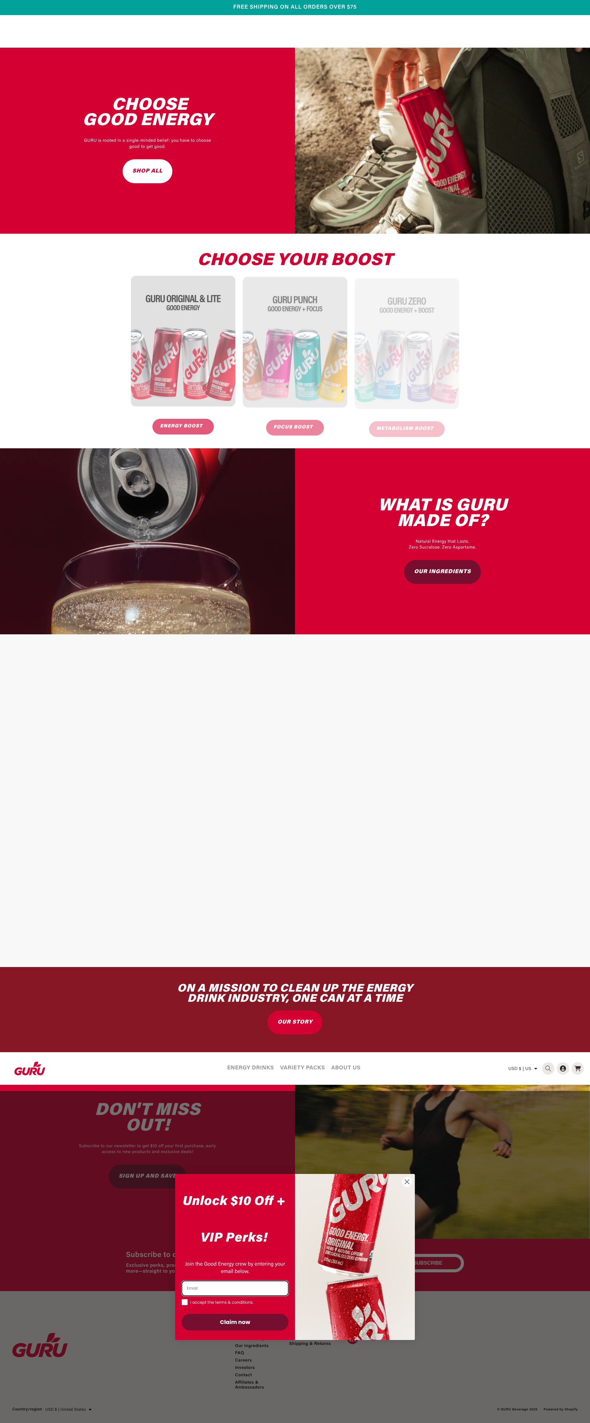 Screenshot of guruenergy.com