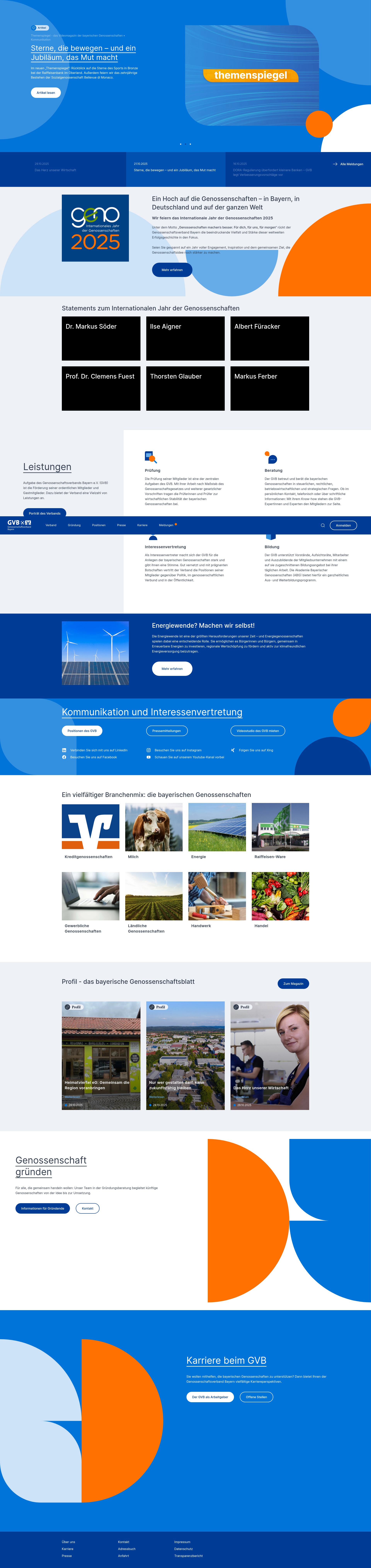 Screenshot of gv-bayern.de