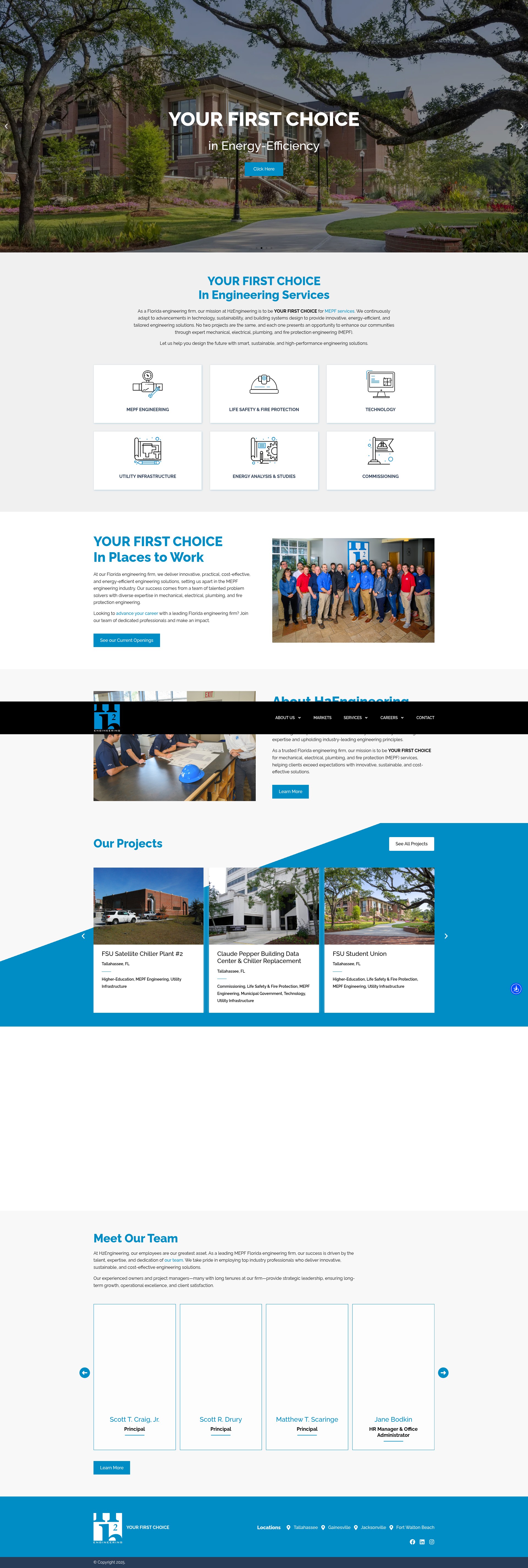 Screenshot of h2engineering.com