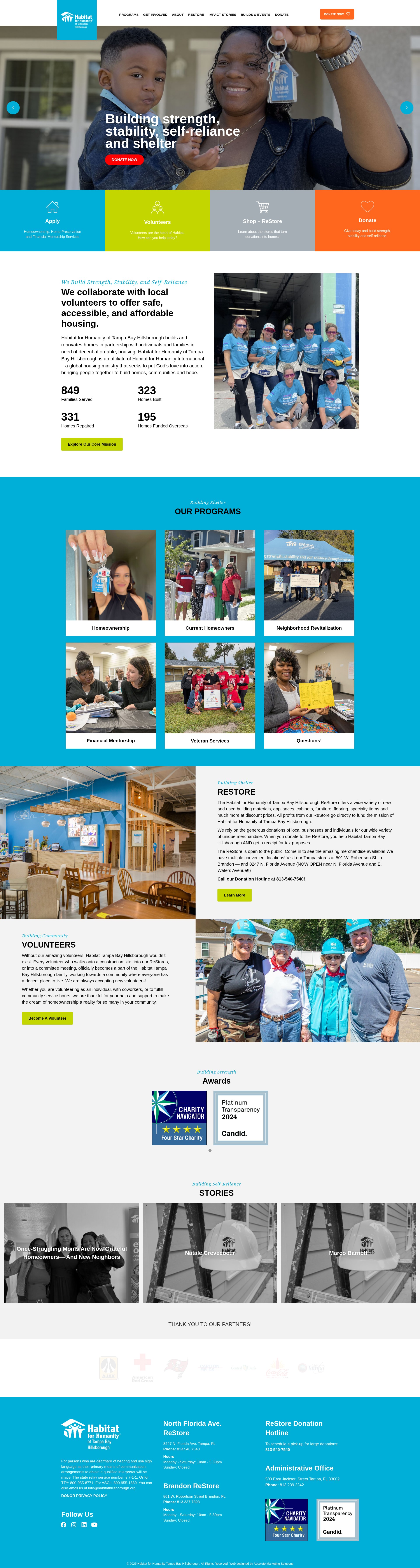 Screenshot of habitathillsborough.org