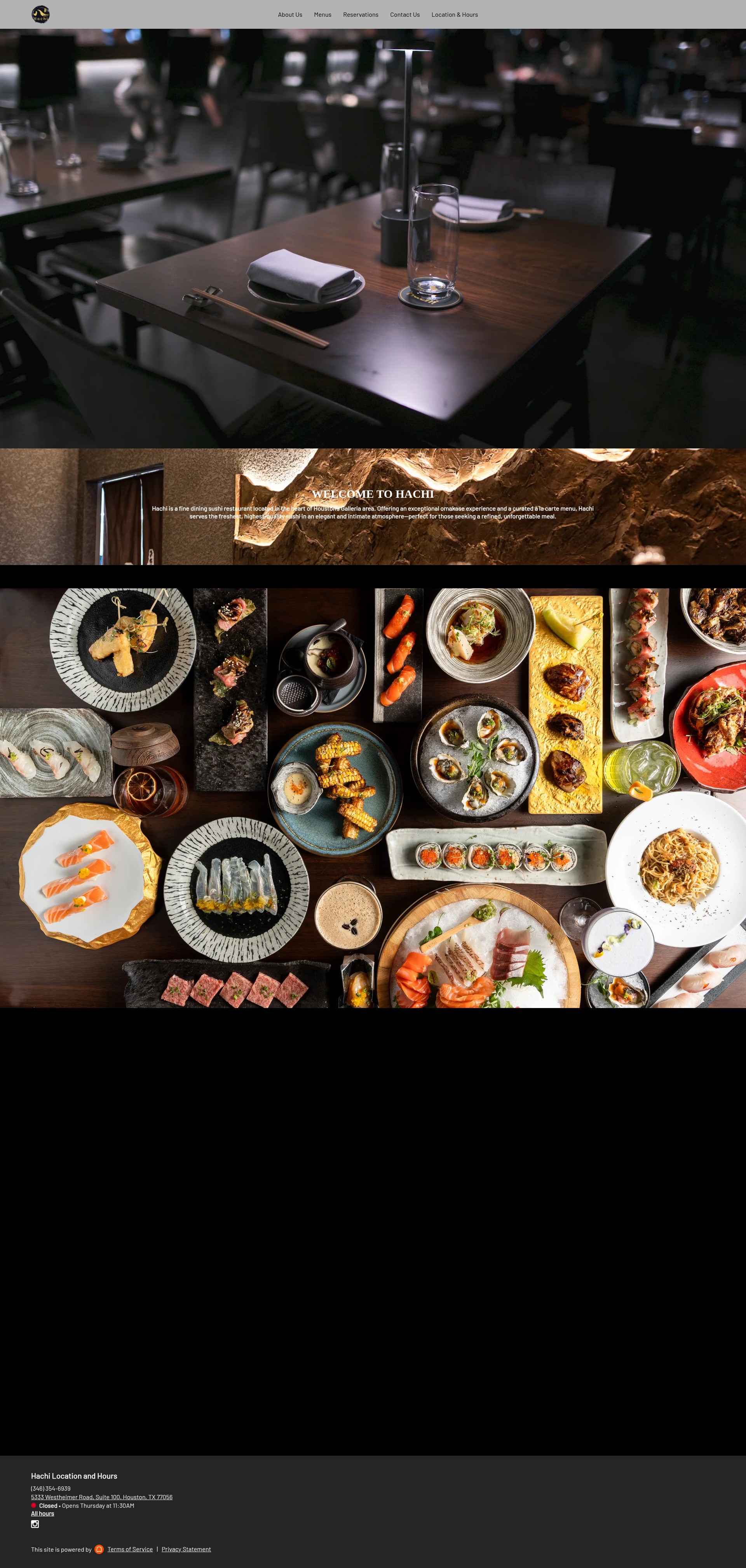 Screenshot of hachihouston.com