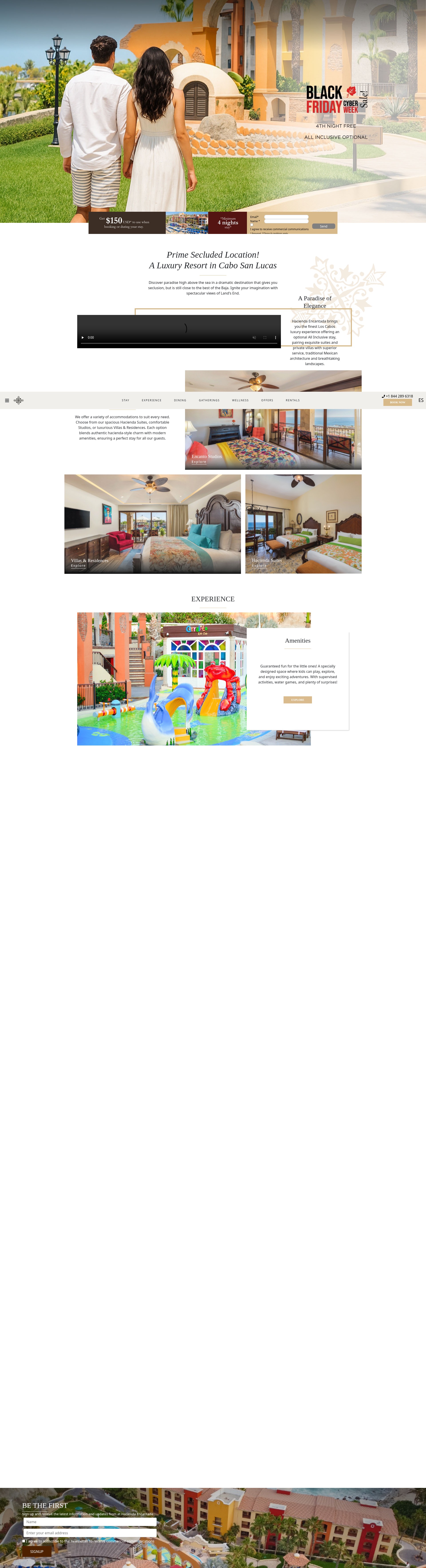 Screenshot of haciendaencantada.com