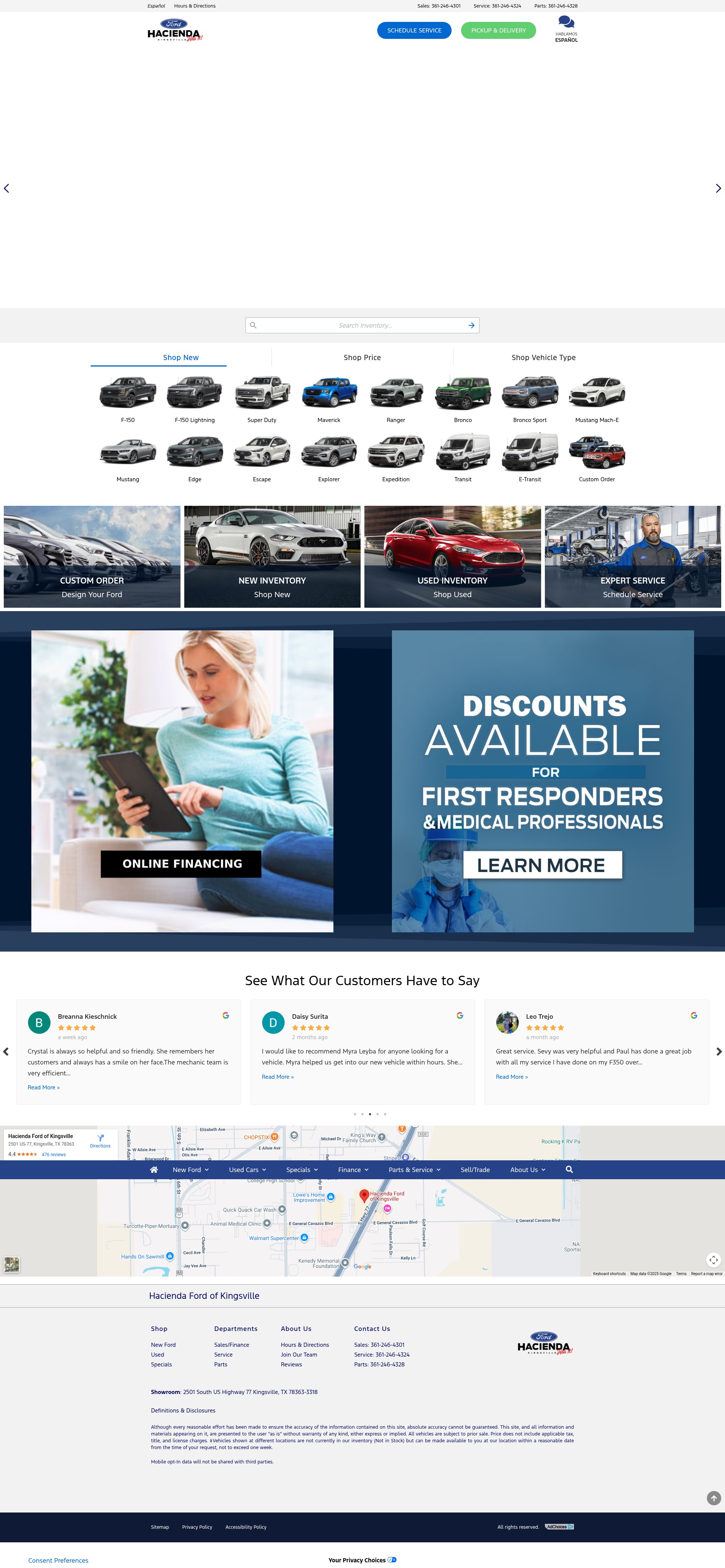 Screenshot of haciendafordkingsville.com