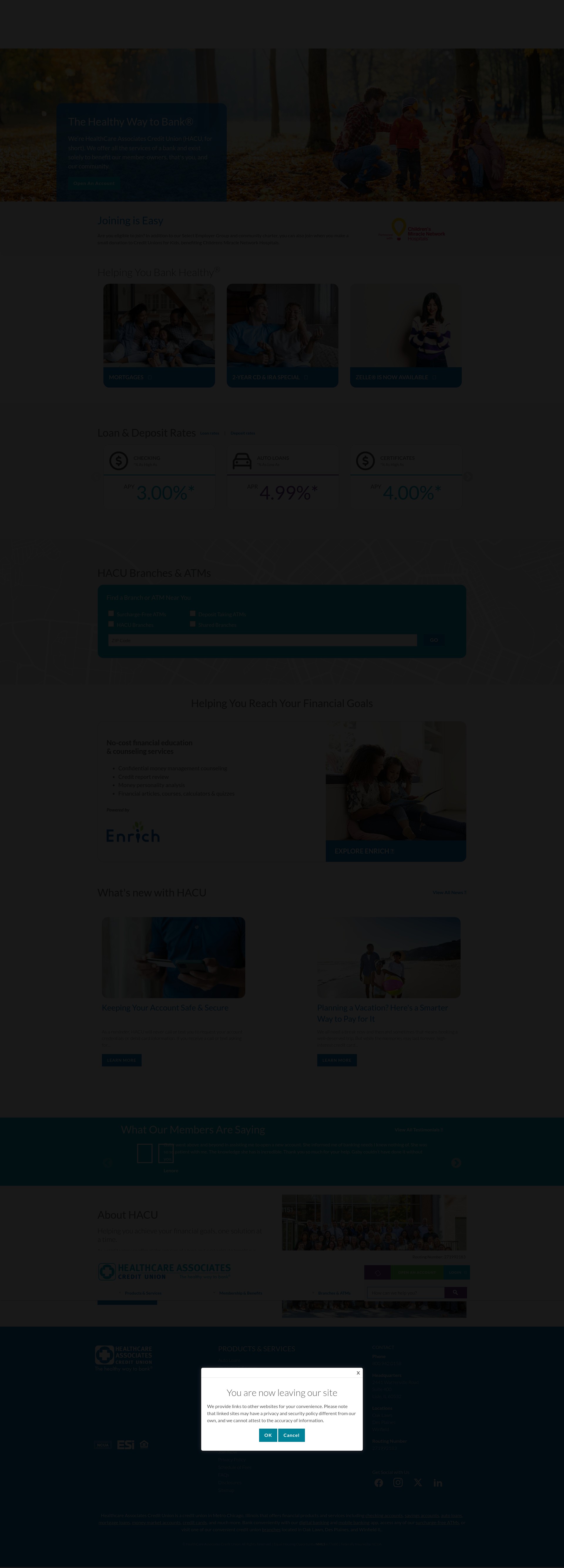 Screenshot of hacu.org