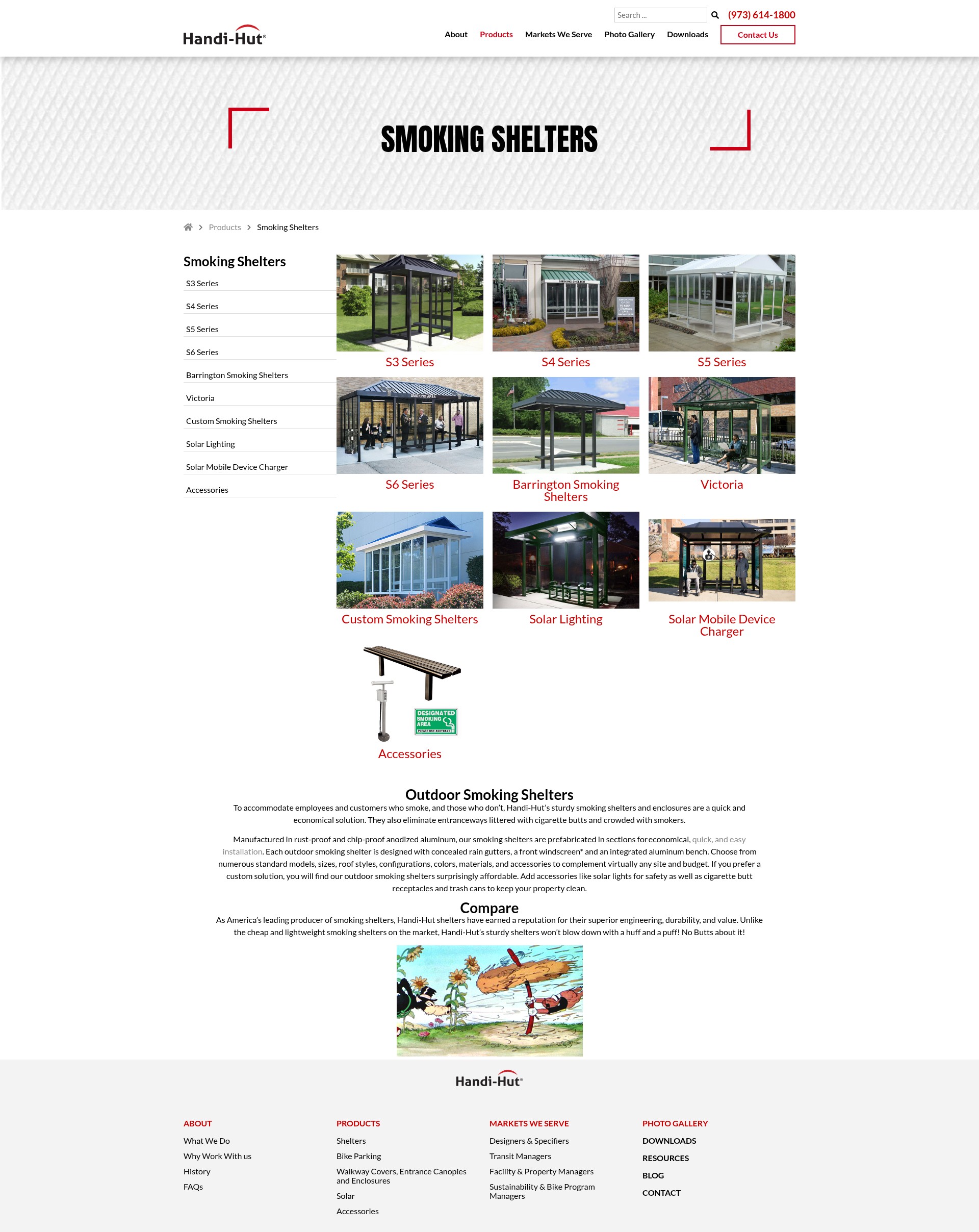 Screenshot of handi-hut.com