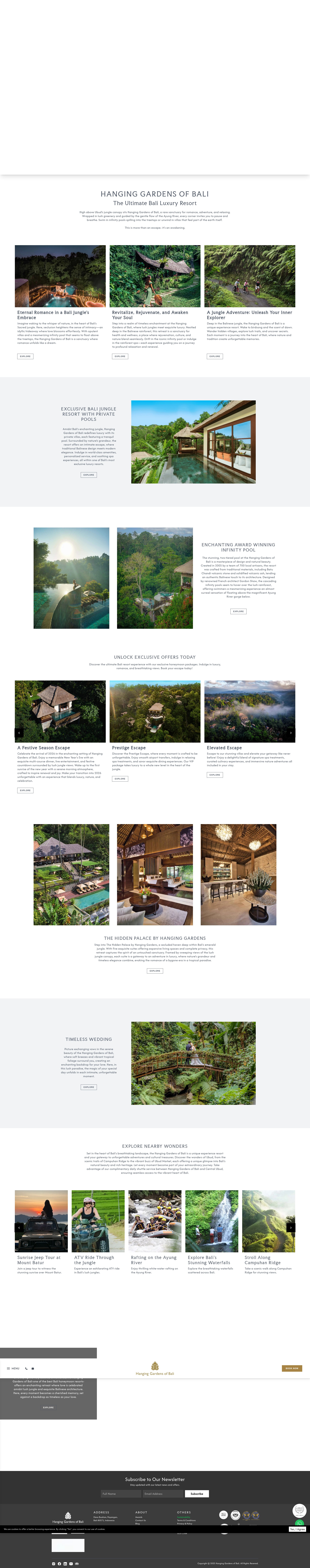 Screenshot of hanginggardensofbali.com