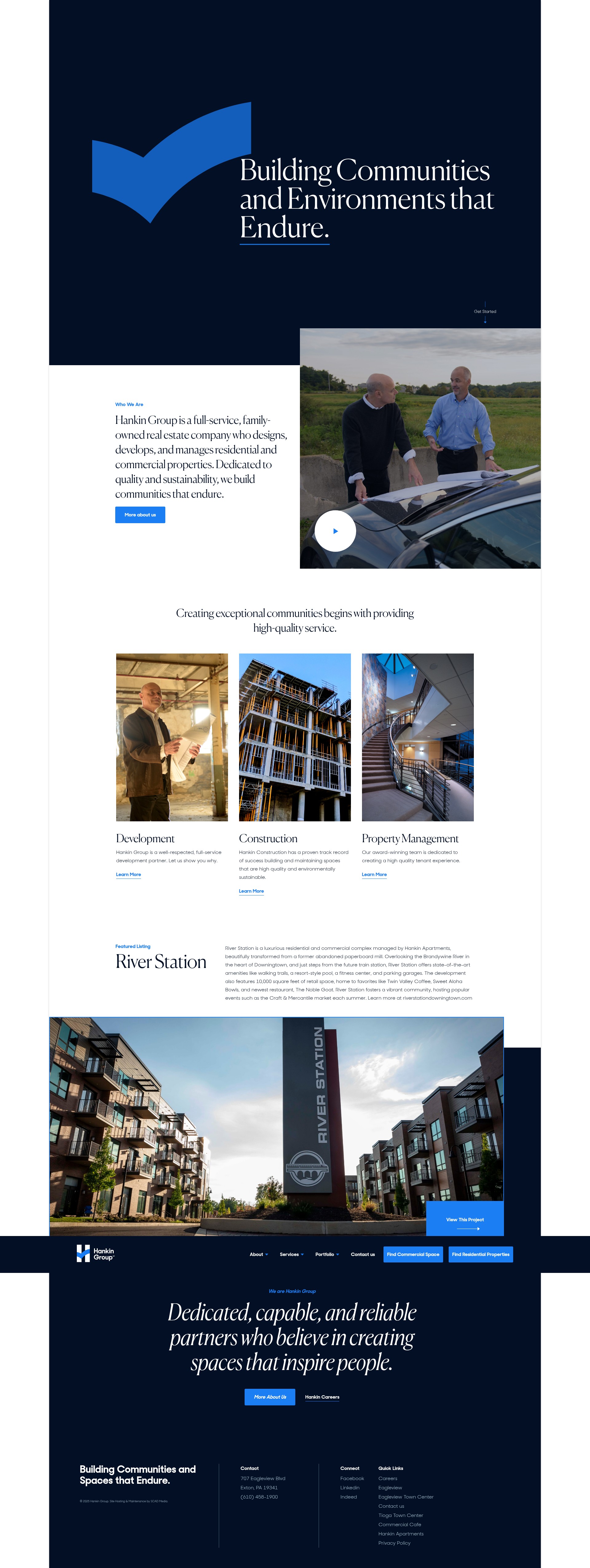 Screenshot of hankingroup.com