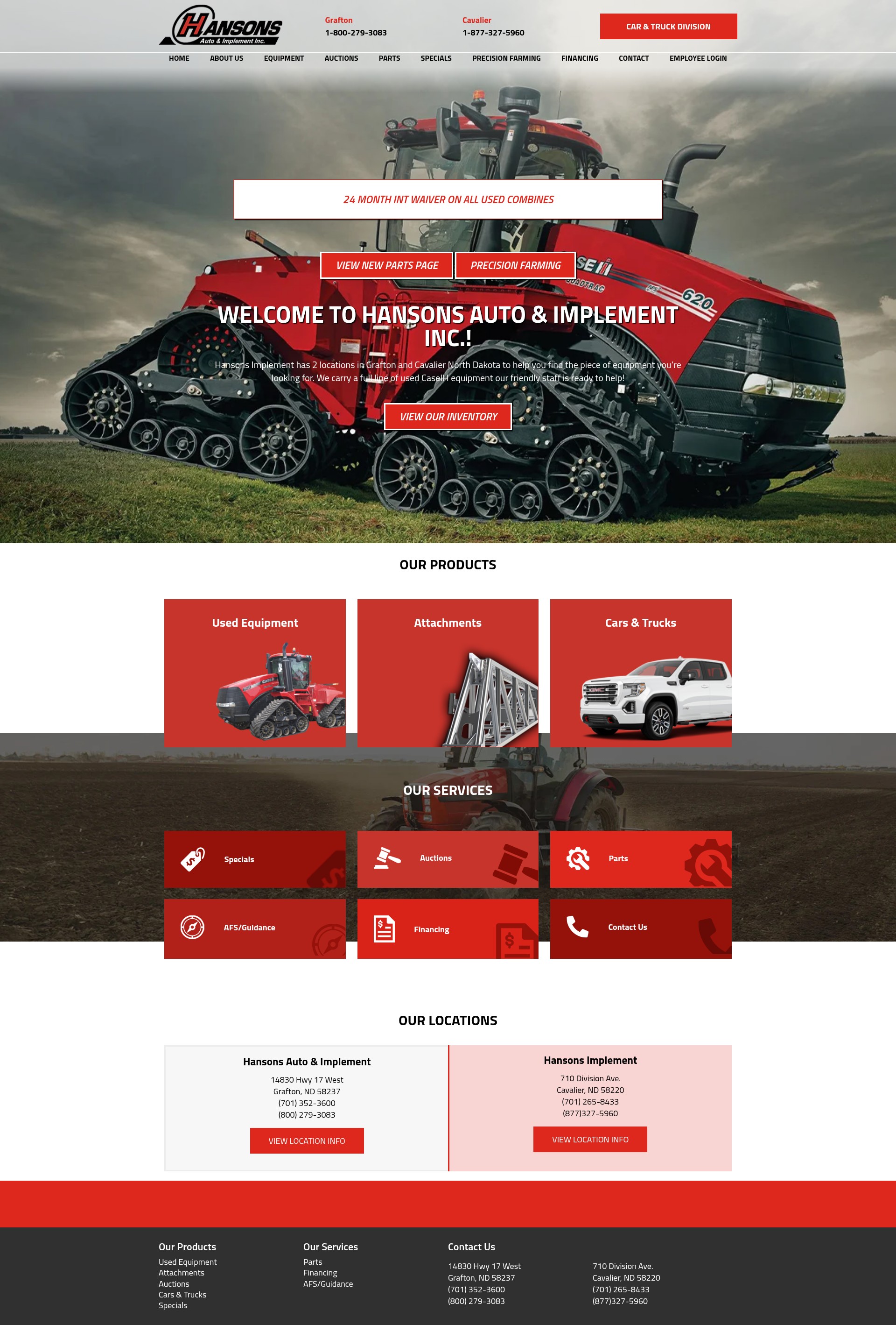 Screenshot of hansonai.com