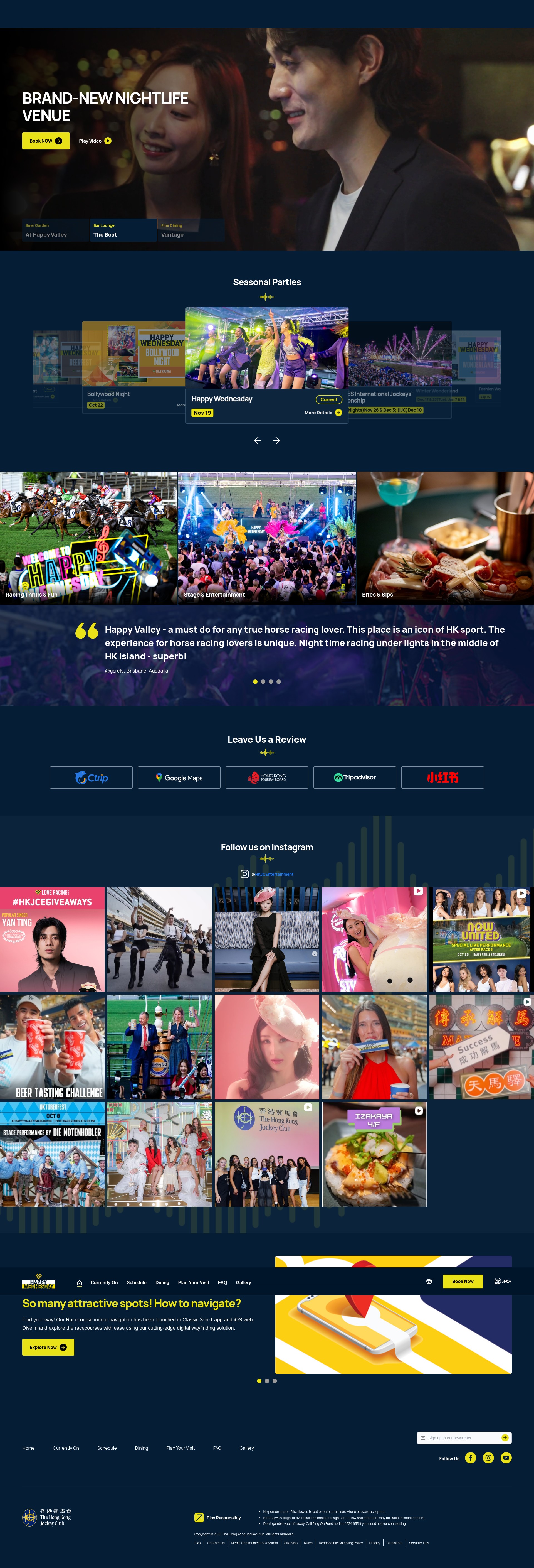 Screenshot of happywednesday.hkjc.com