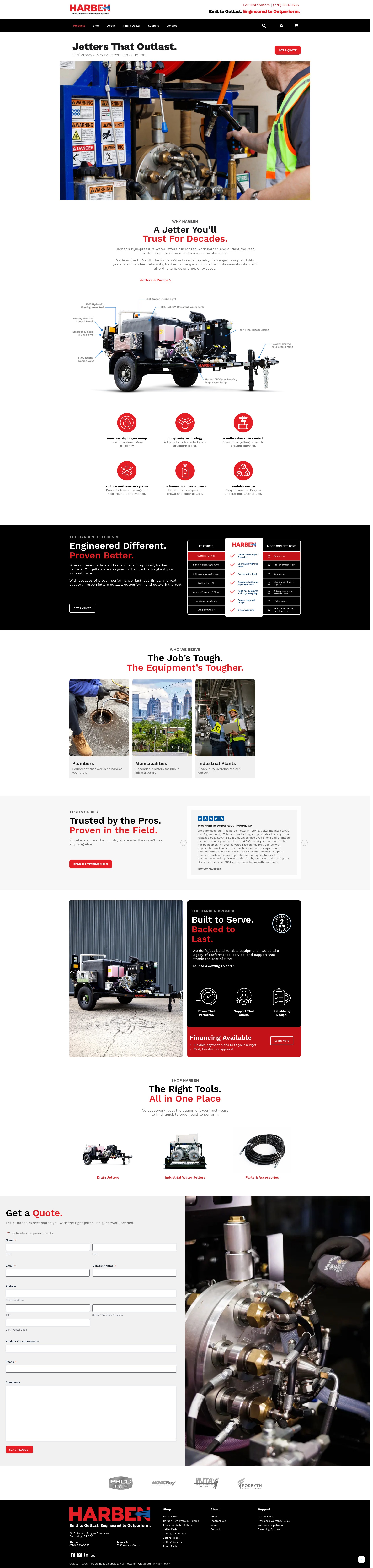 Screenshot of harben.com