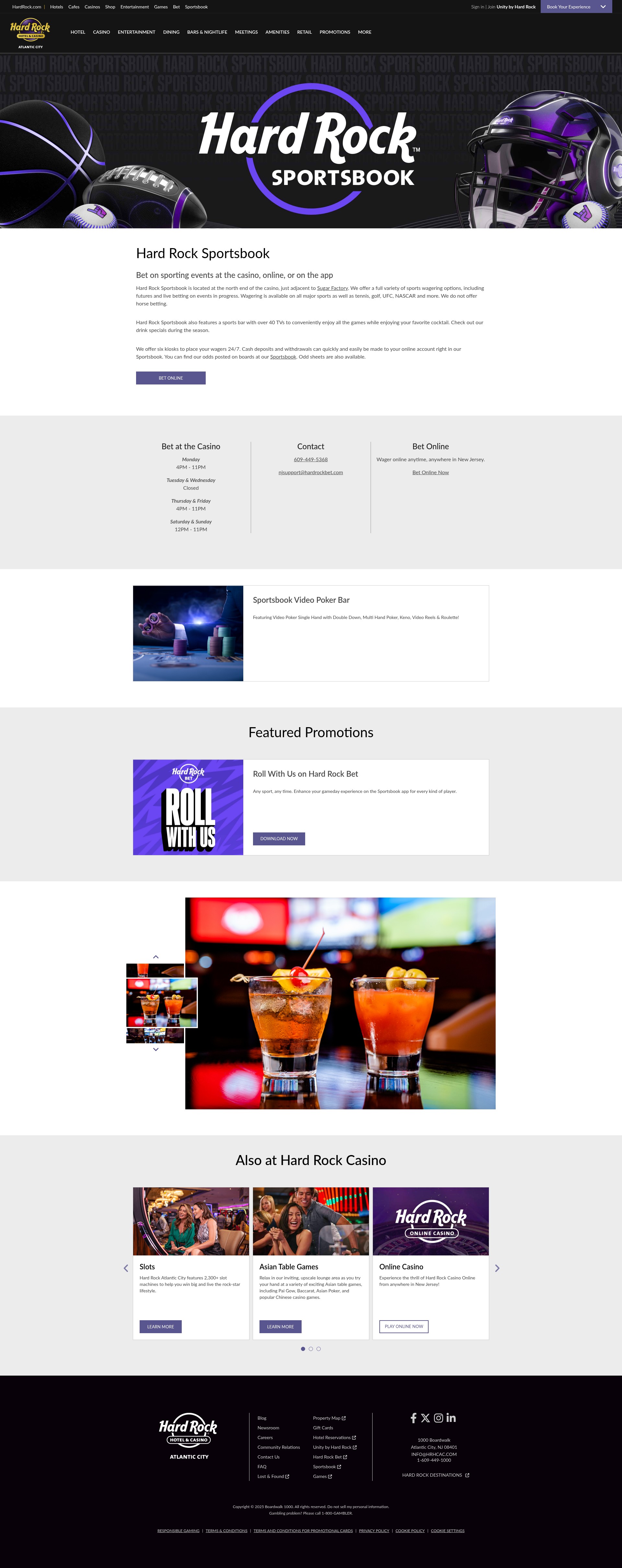 Screenshot of hardrockhotelatlanticcity.com