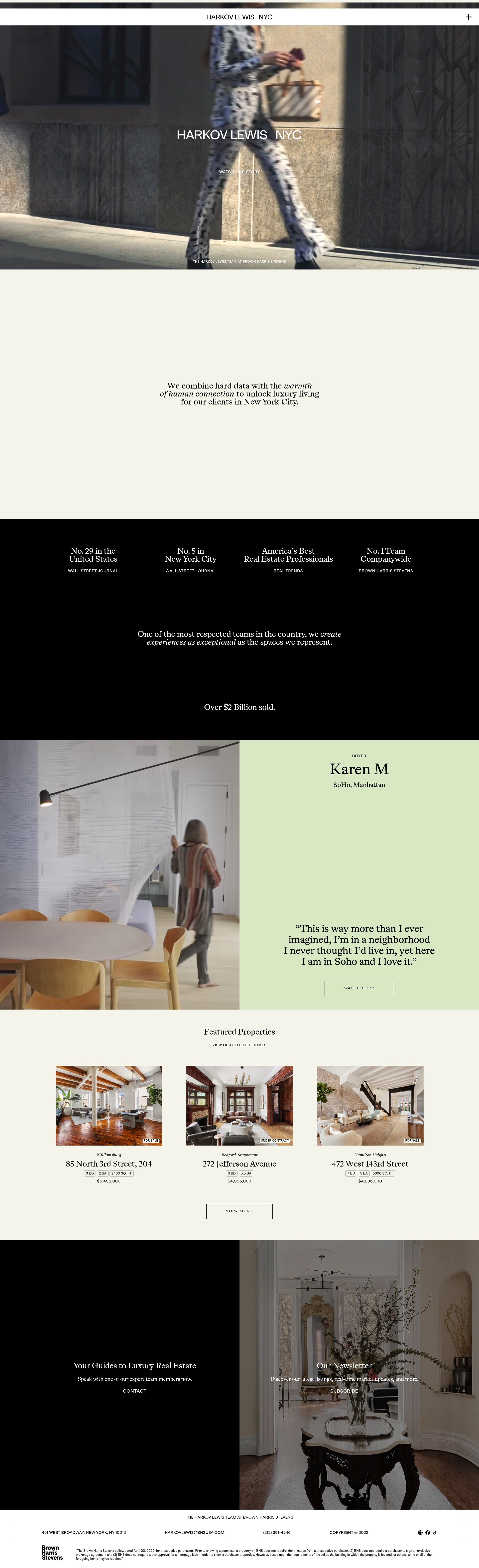 Screenshot of harkovlewis.com
