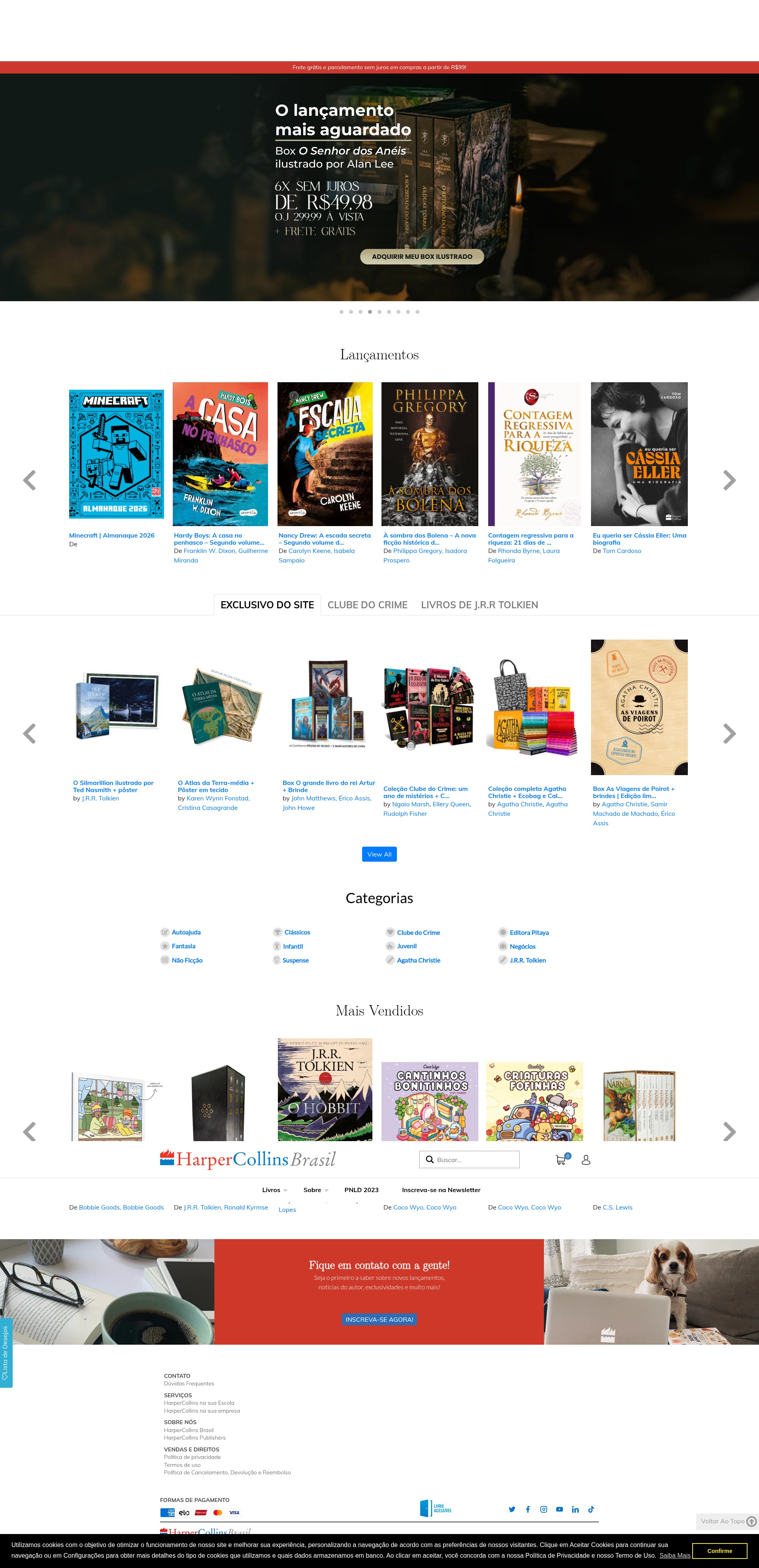 Screenshot of harpercollins.com.br