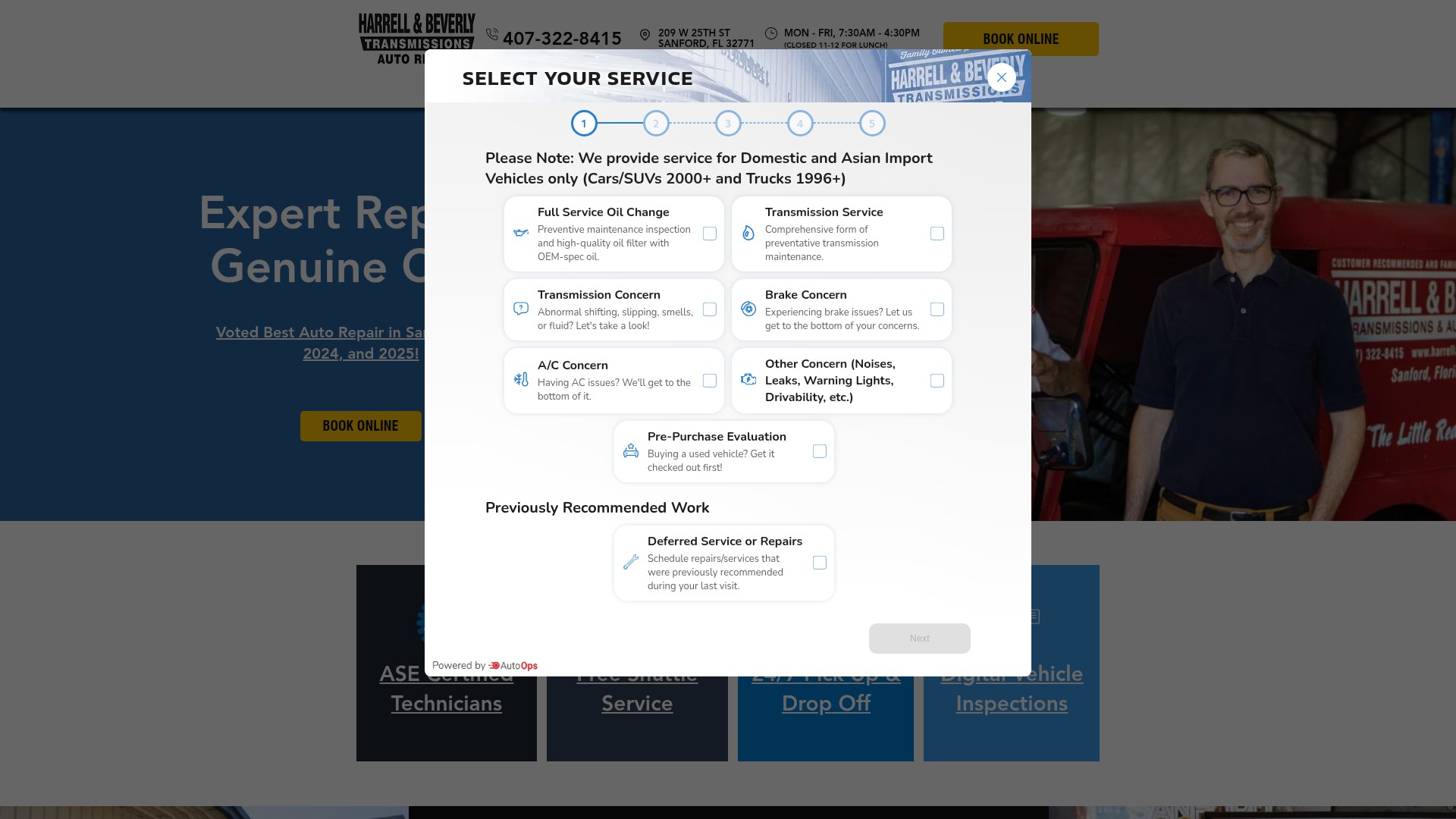 Screenshot of harrellandbeverly.com