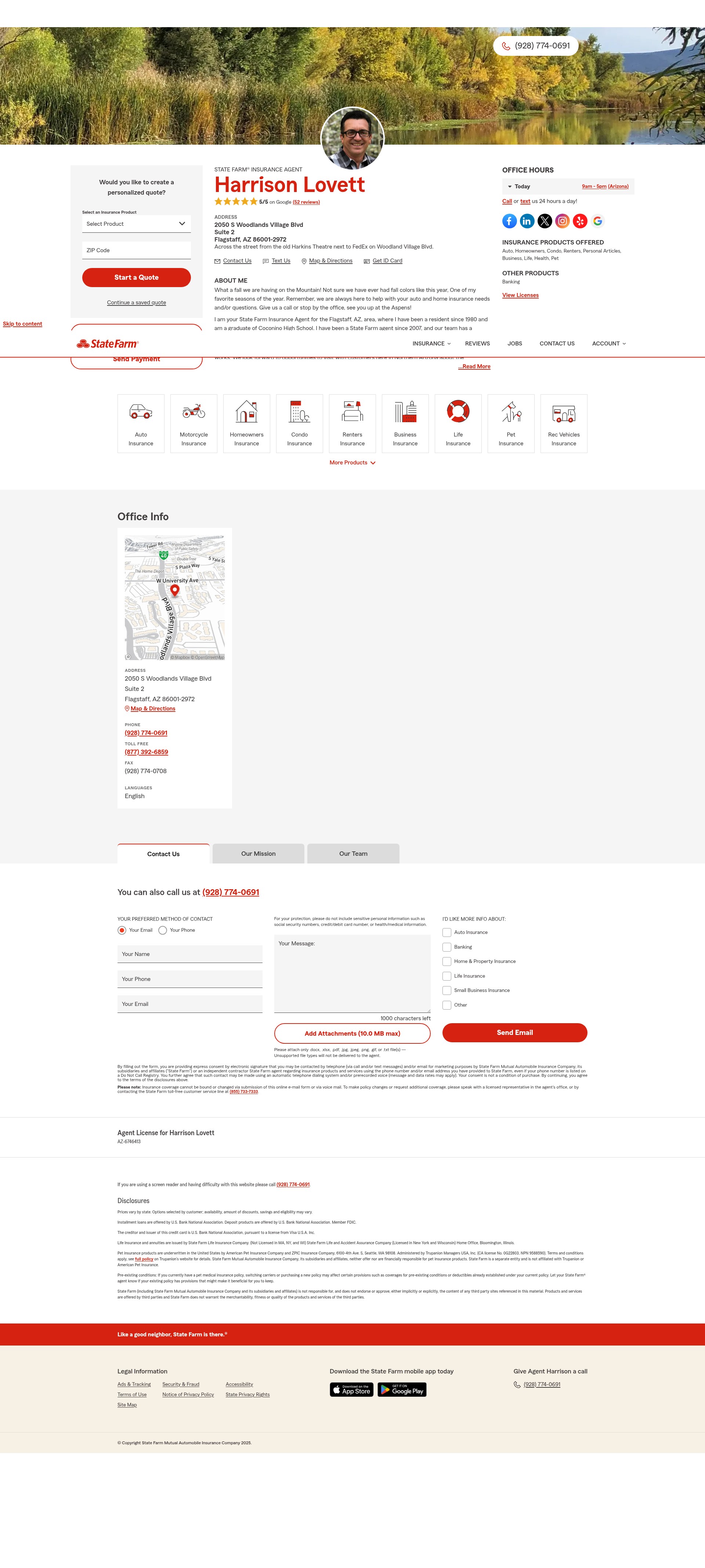 Screenshot of harrisonlovett.com
