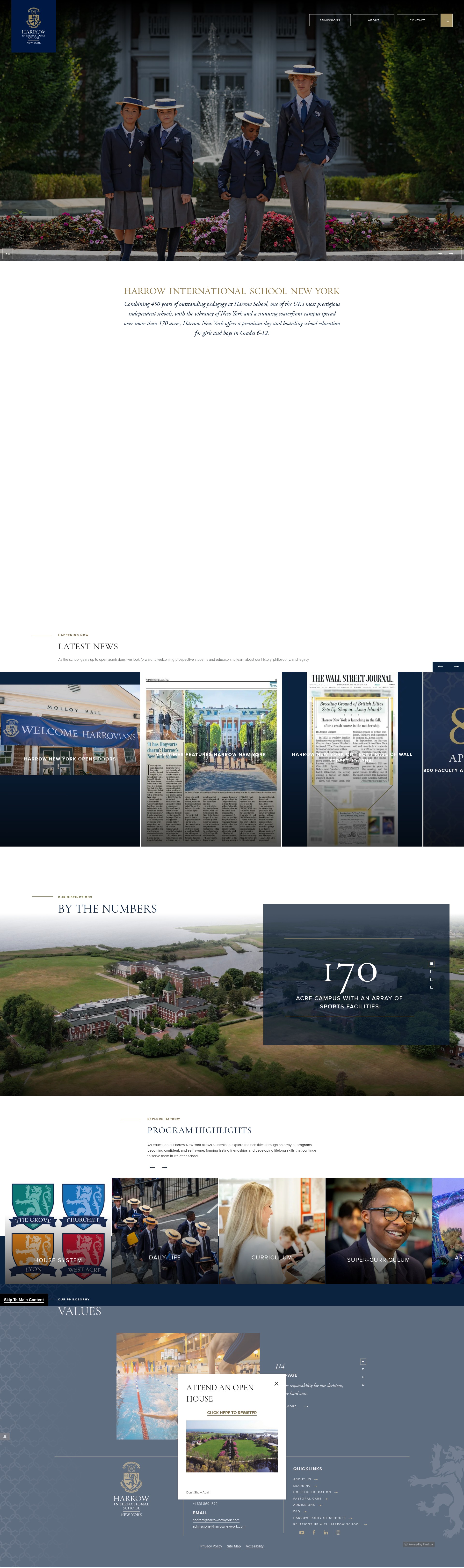 Screenshot of harrownewyork.com