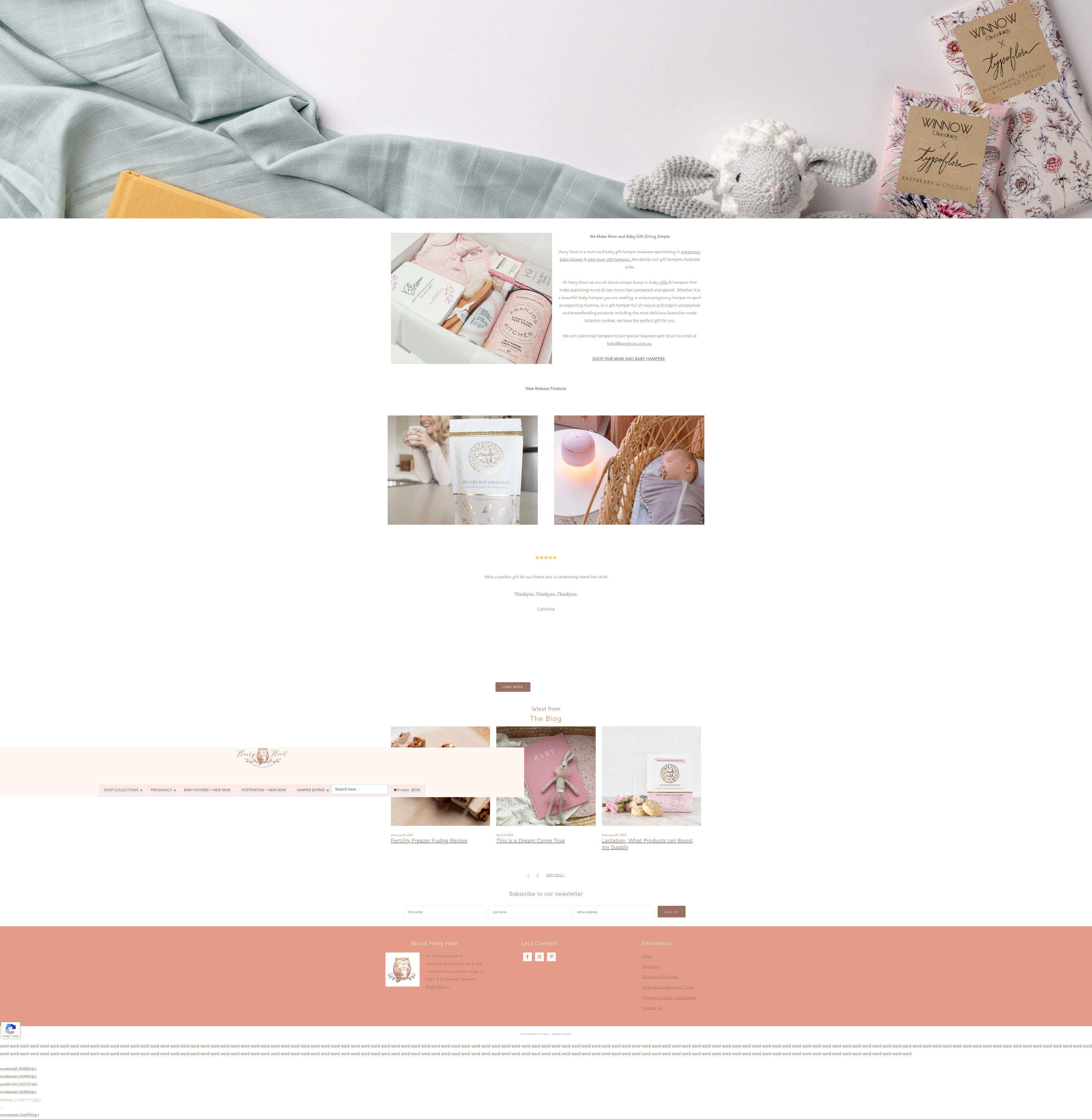 Screenshot of harryhoot.com.au