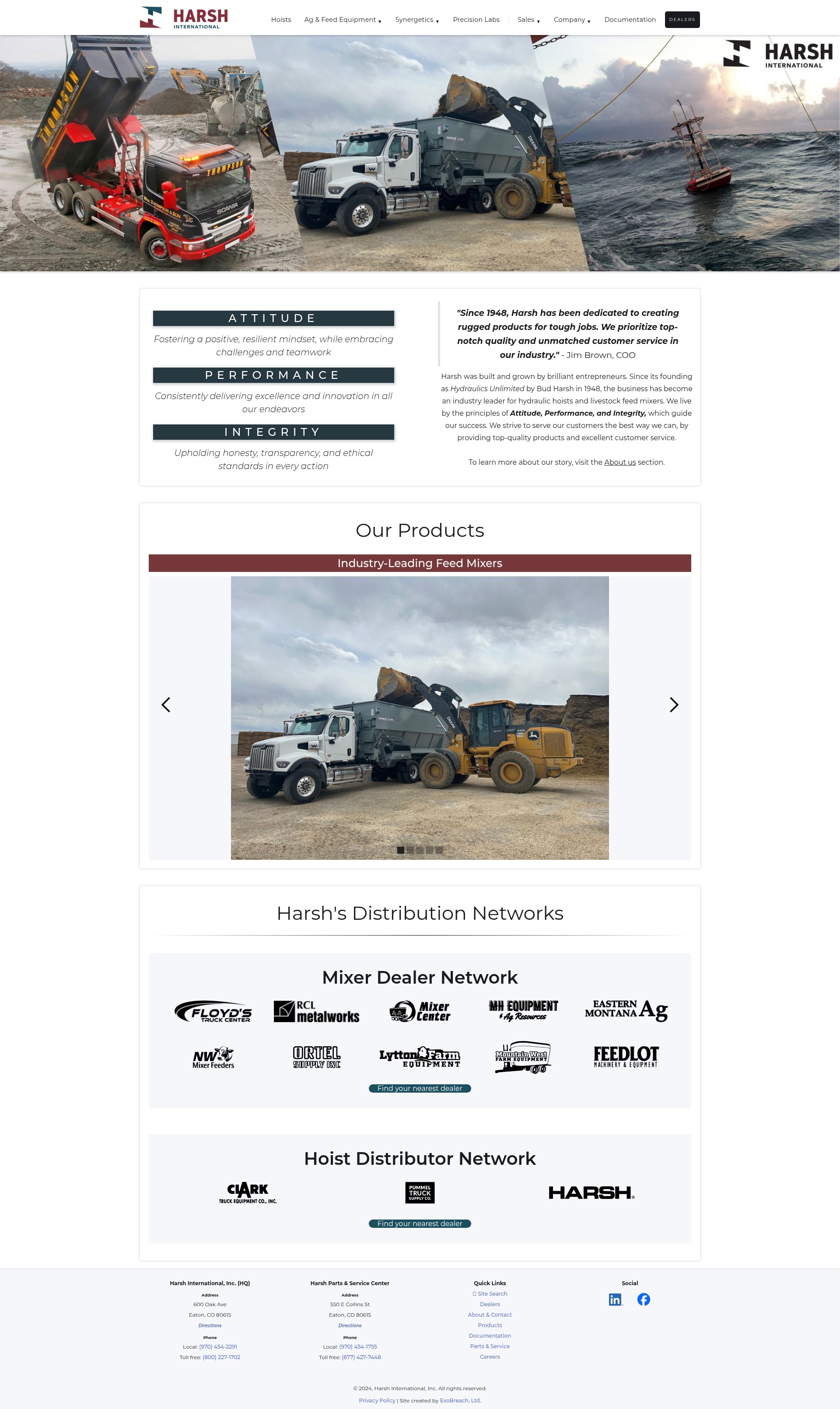 Screenshot of harshenviro.com