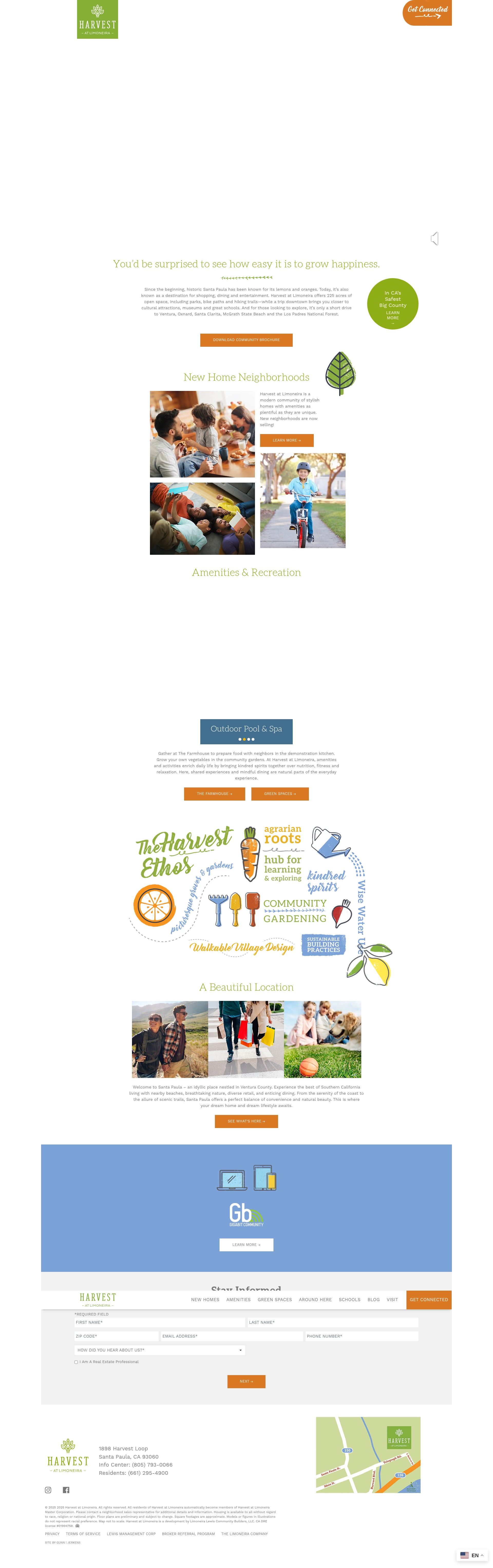 Screenshot of harvestatlimoneira.com