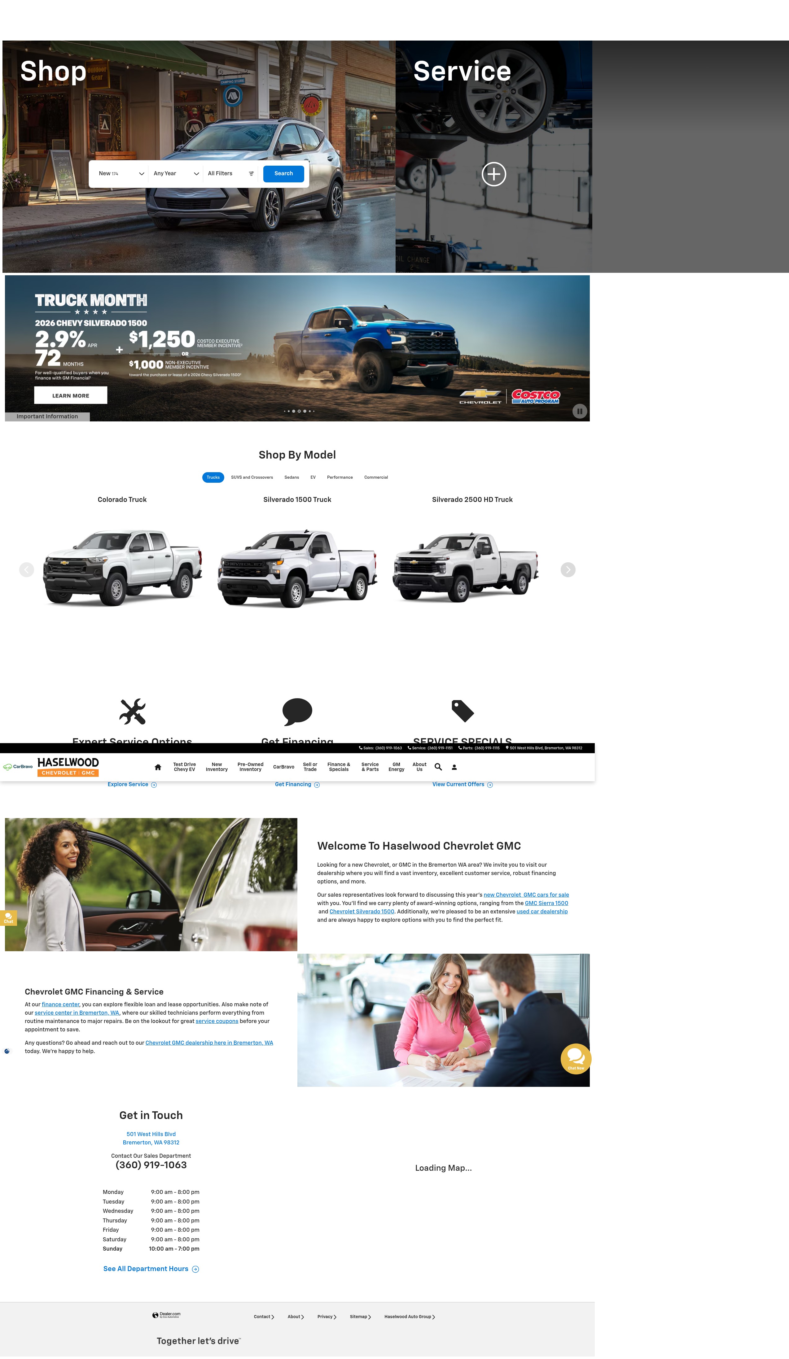 Screenshot of haselwood.com
