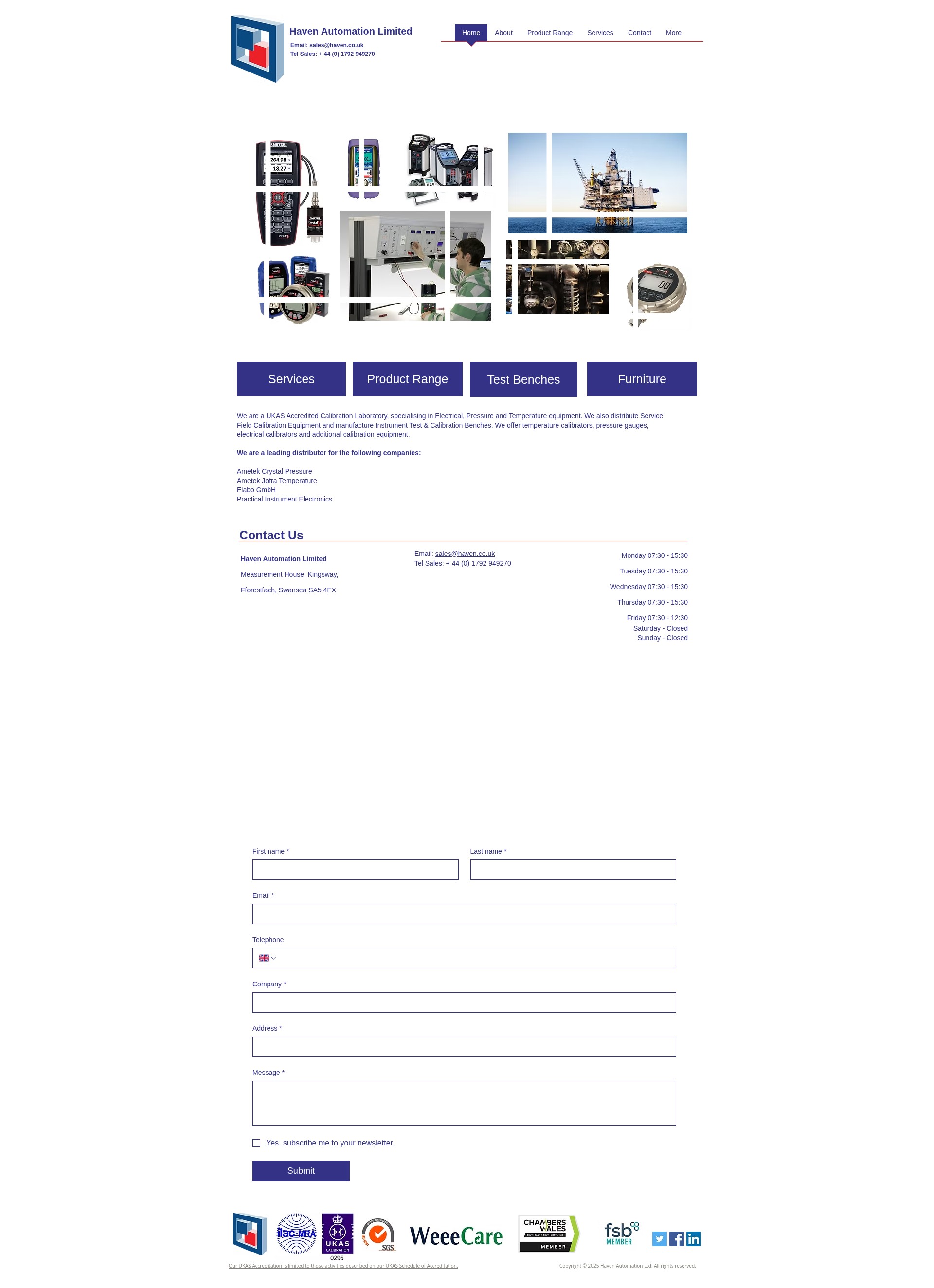 Screenshot of haven.co.uk
