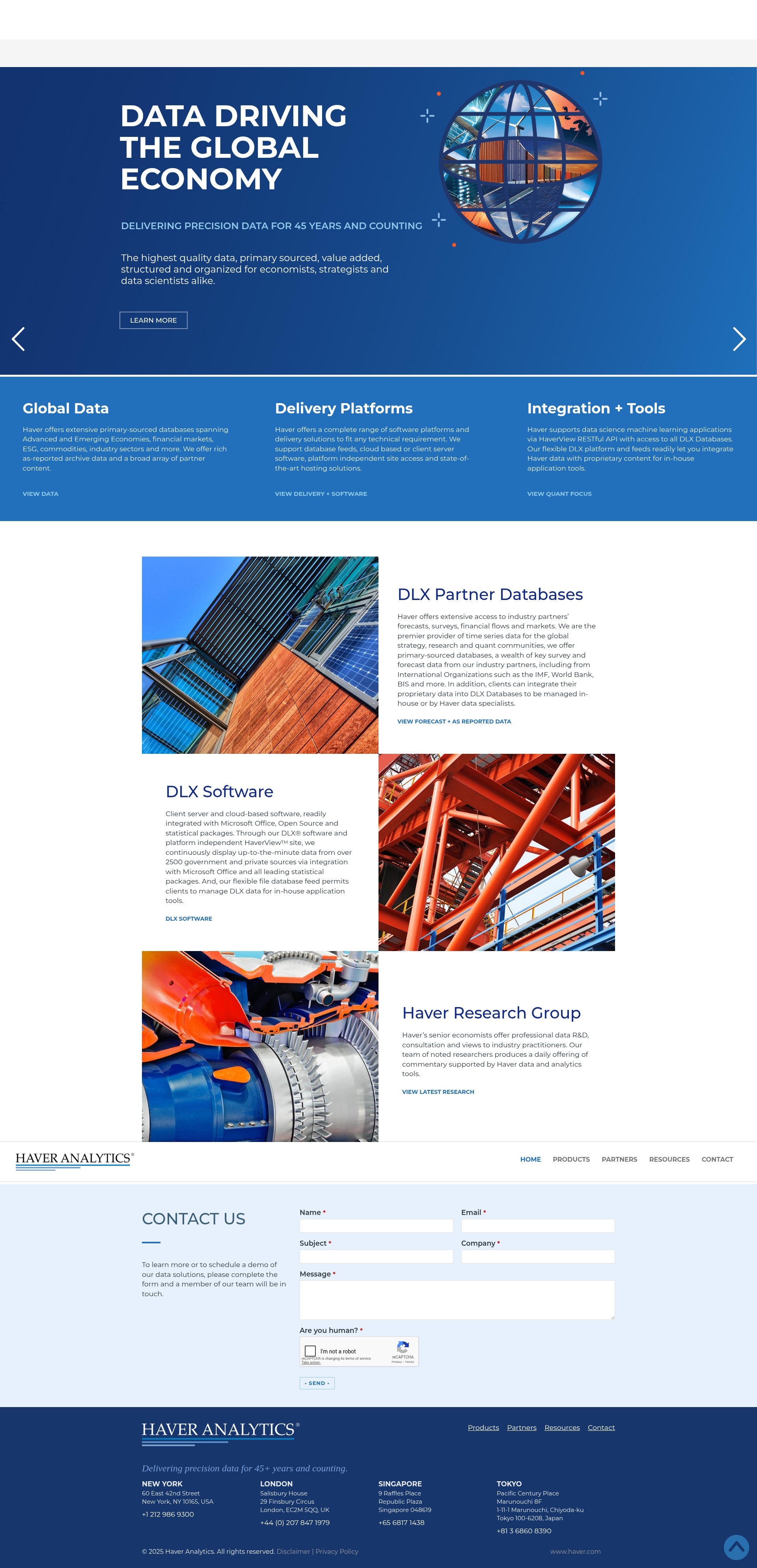 Screenshot of haverproducts.com