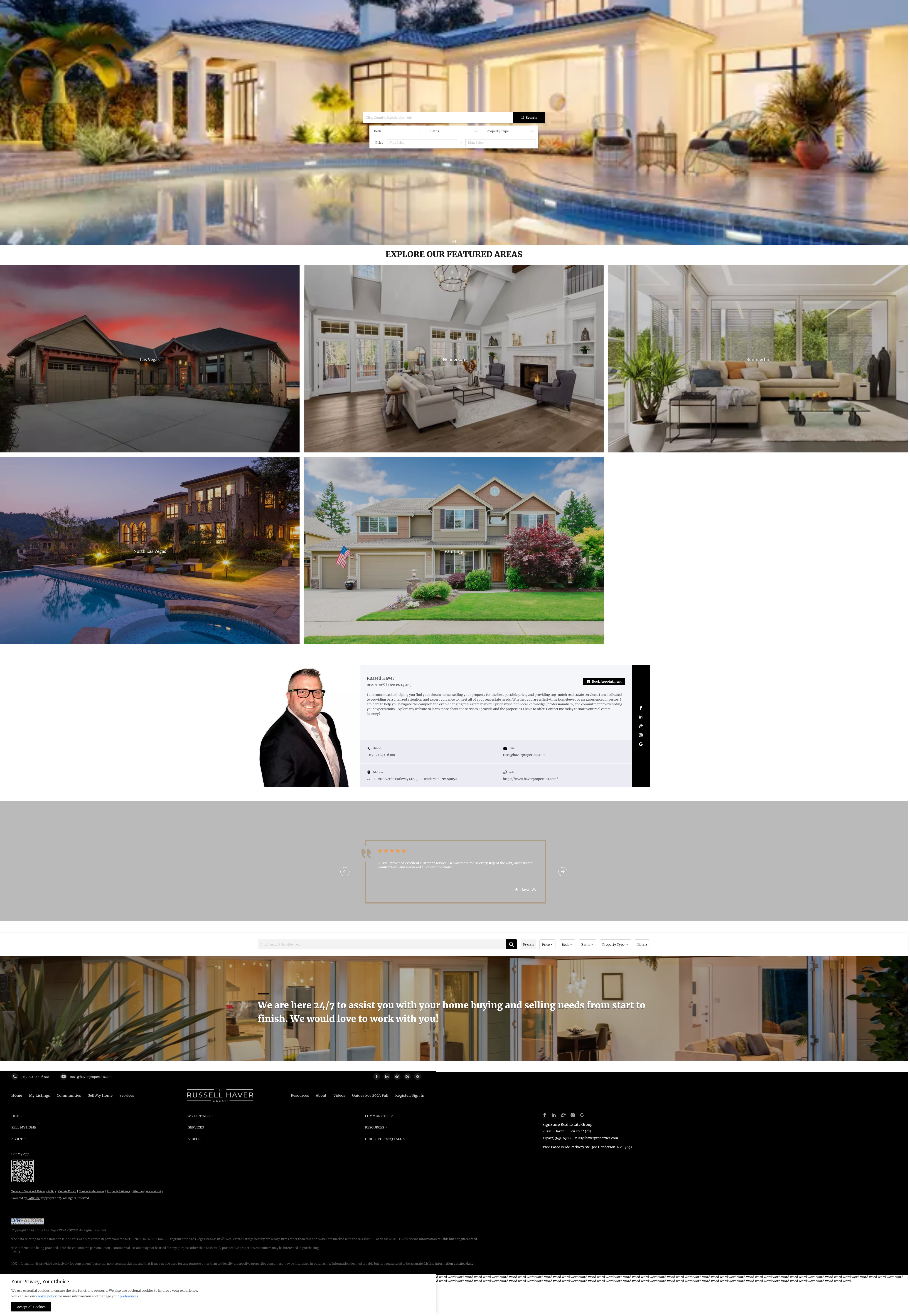 Screenshot of haverproperties.com