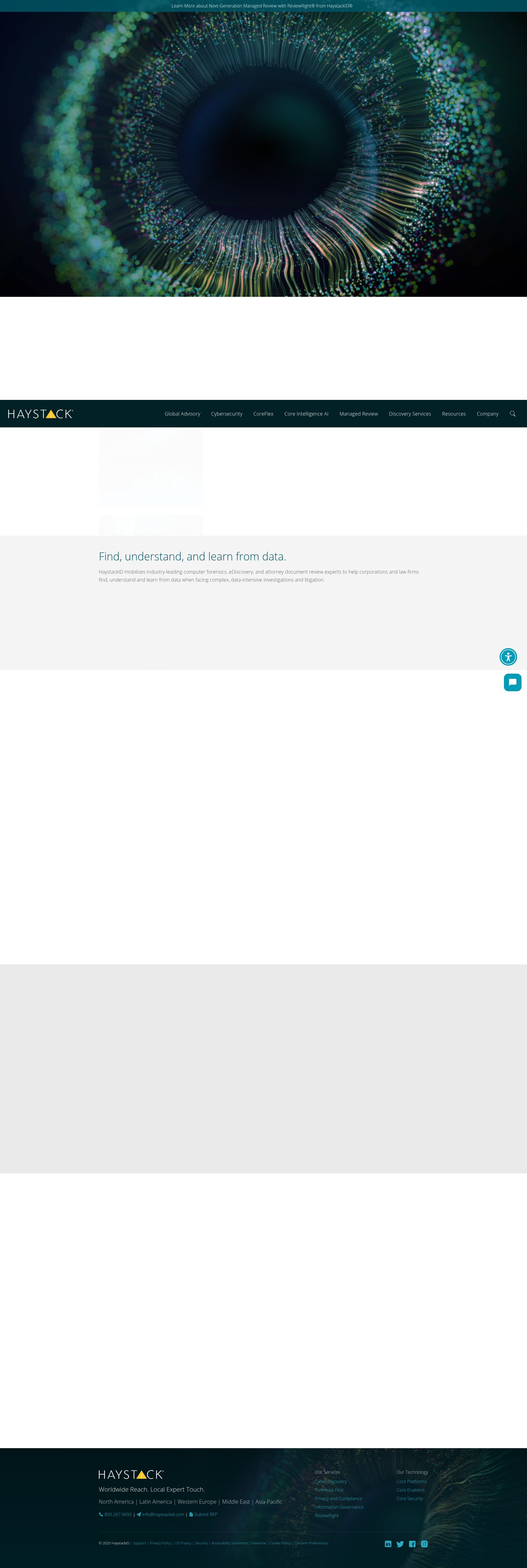 Screenshot of haystackid.com