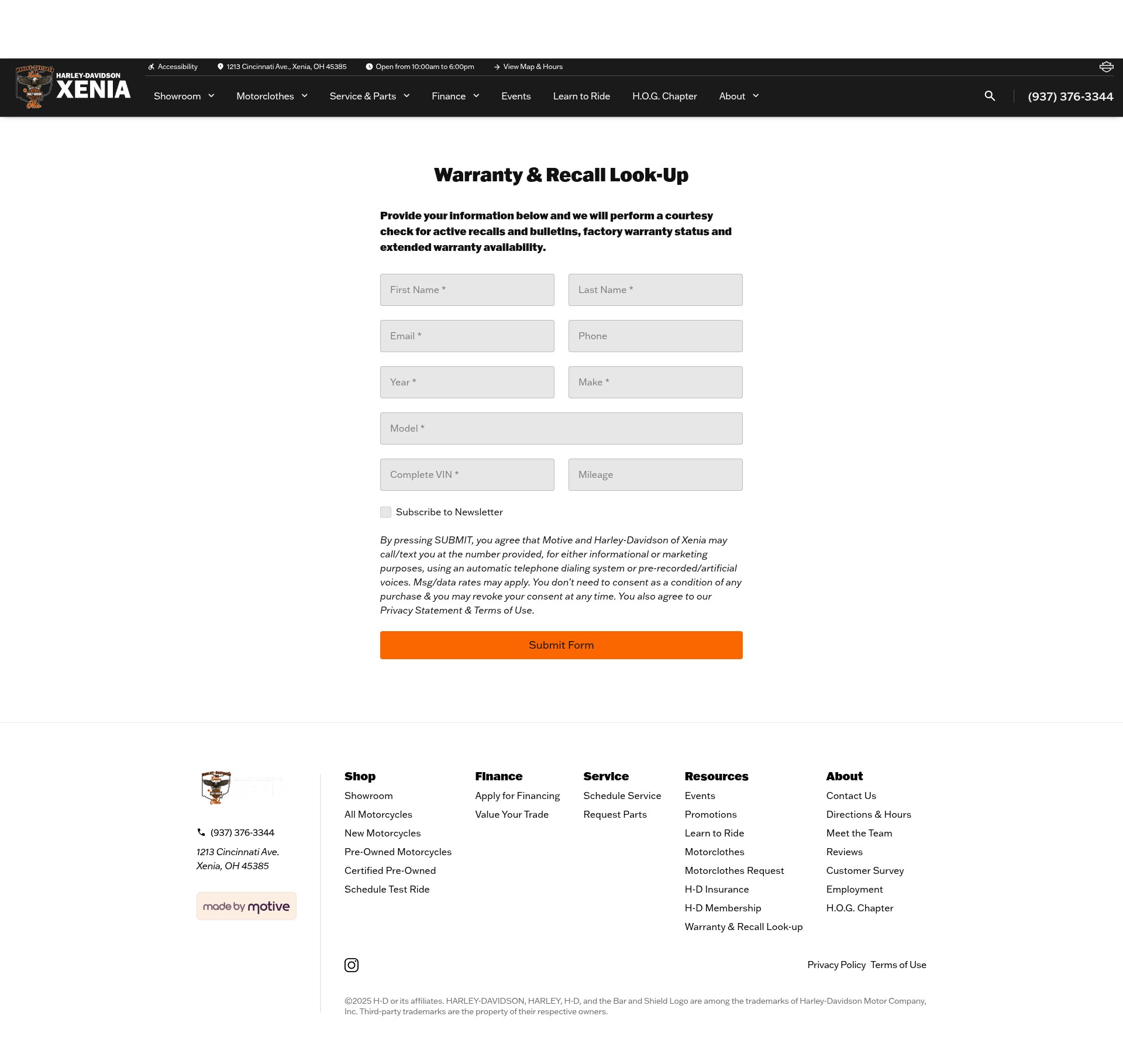 Screenshot of hdofxenia.com