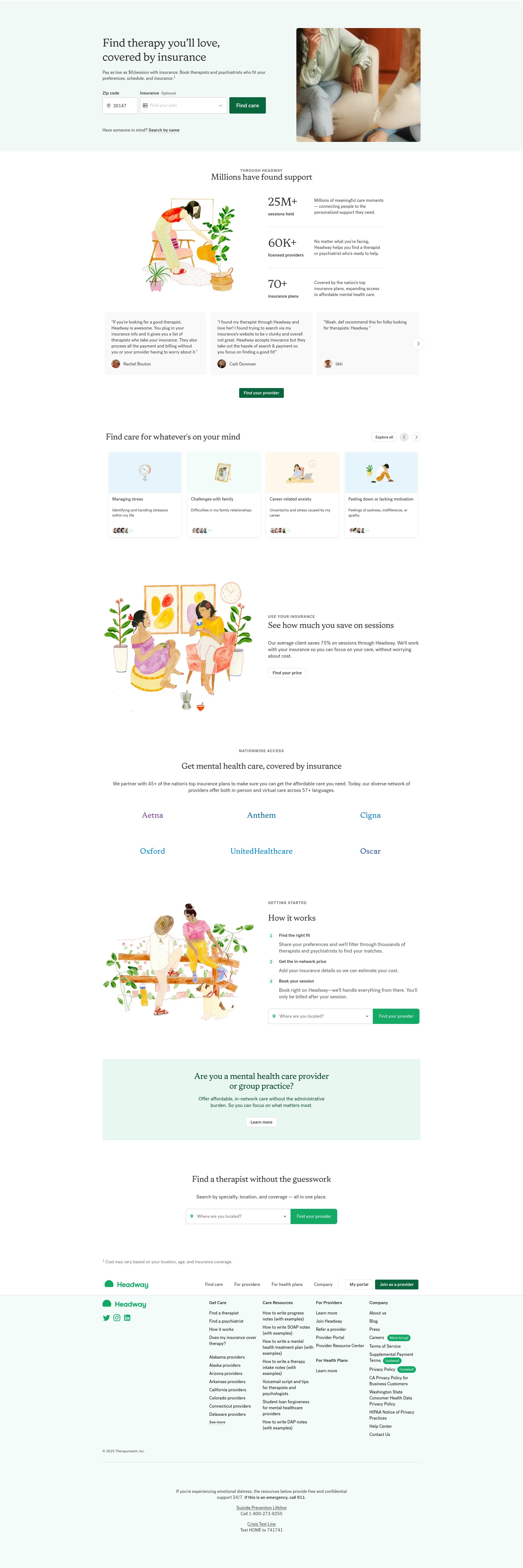 Screenshot of headway.co