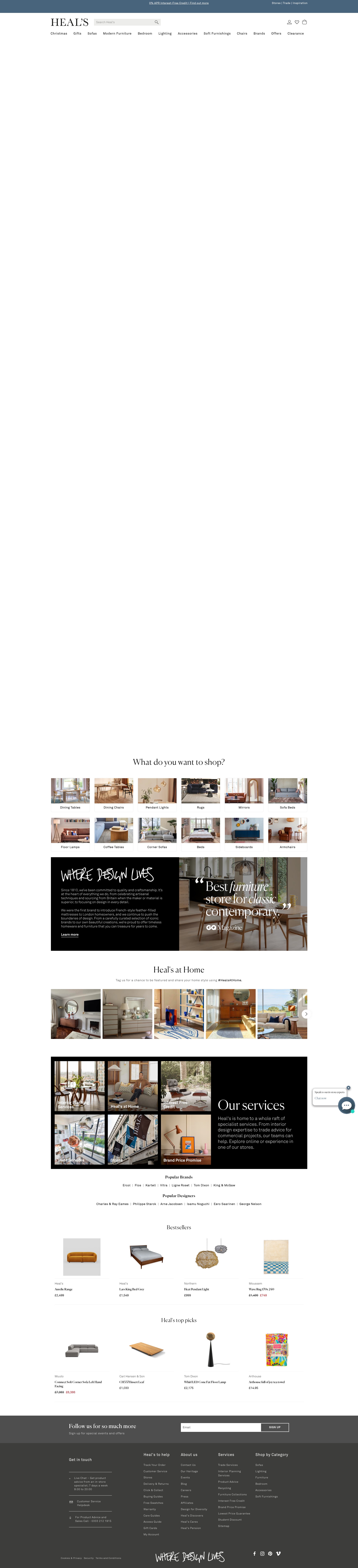 Screenshot of heals.com
