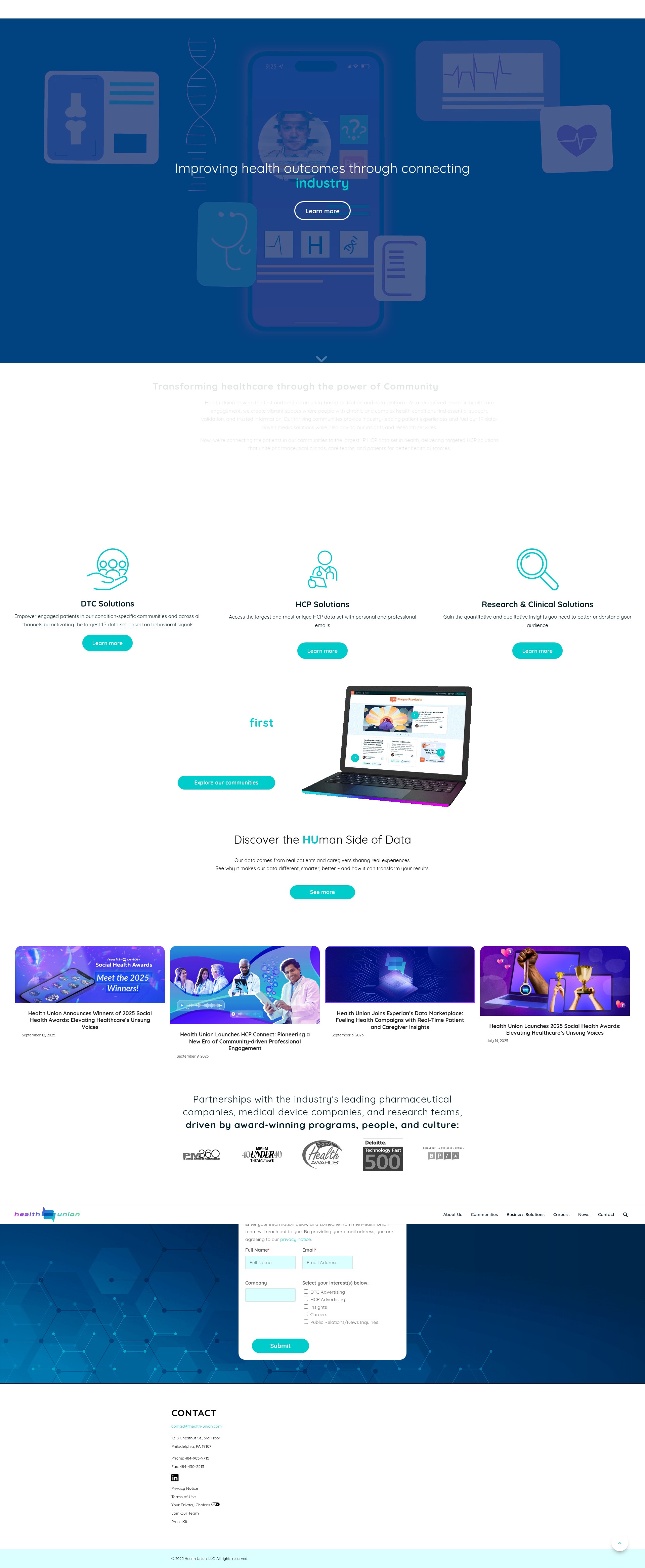 Screenshot of health-union.com