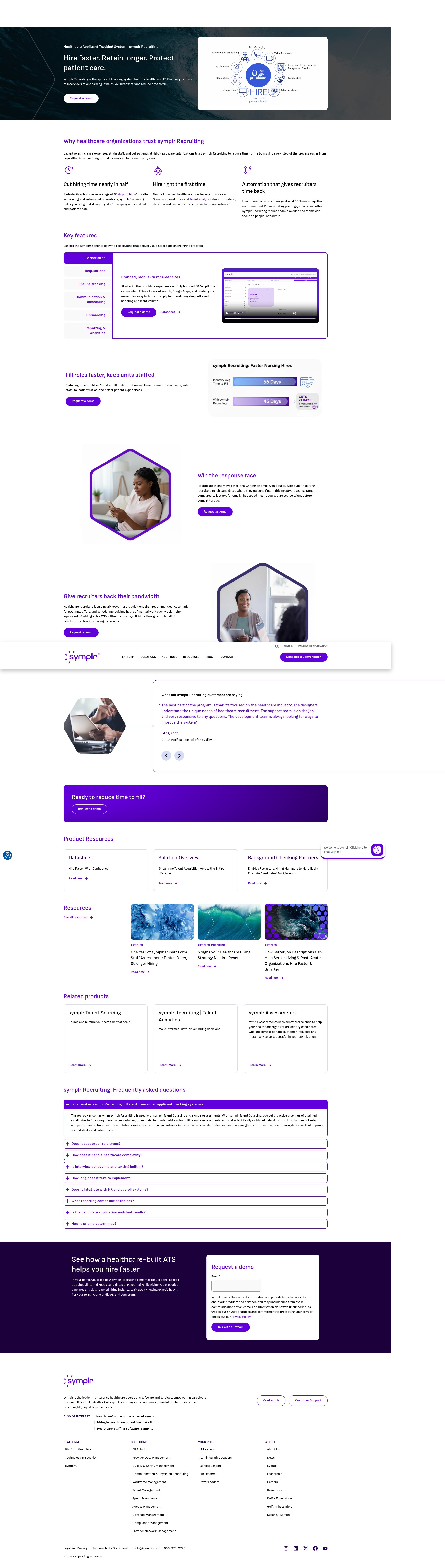 Screenshot of healthcaresource.com