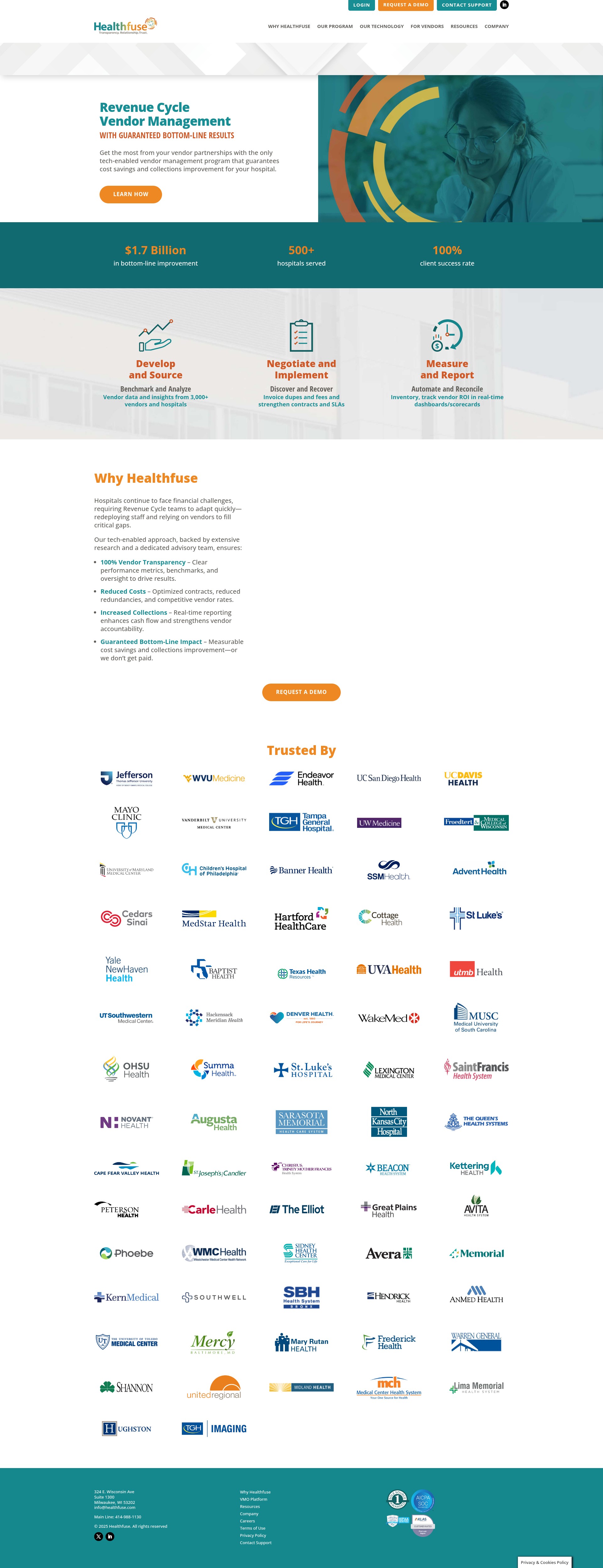 Screenshot of healthfuse.com