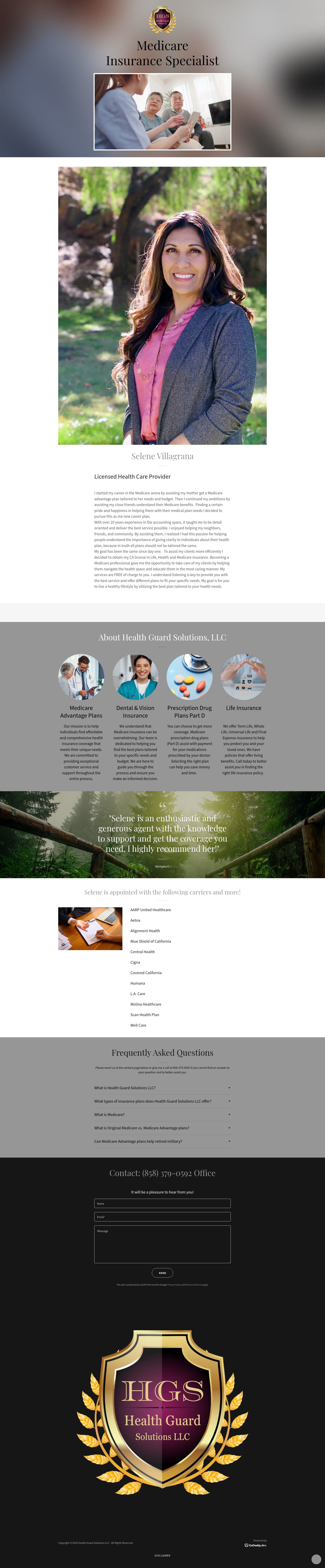 Screenshot of healthguardsolutionsllc.com